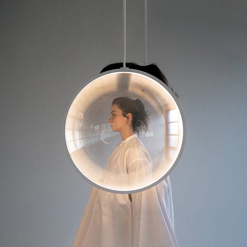 Modern Crystal Lens Chandelier Light Fixture - Elegant Ceiling Lighting for Dining Room, Living Room & Bedroom - Perfect for Home Decor & Wedding Venues