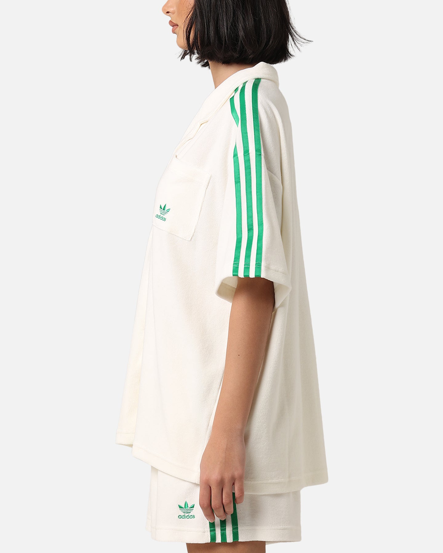 Adidas Women's Resort Shirt - Breathable Quick-Dry Casual Top for Summer Beach Vacation & Outdoor Activities (Off White)