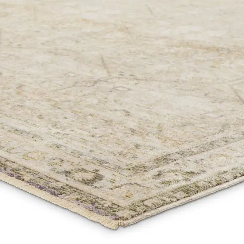Jaipur Living Solene Lethia Area Rug - Soft Bohemian Style Handmade Wool Rug for Living Room, Bedroom & Home Decor