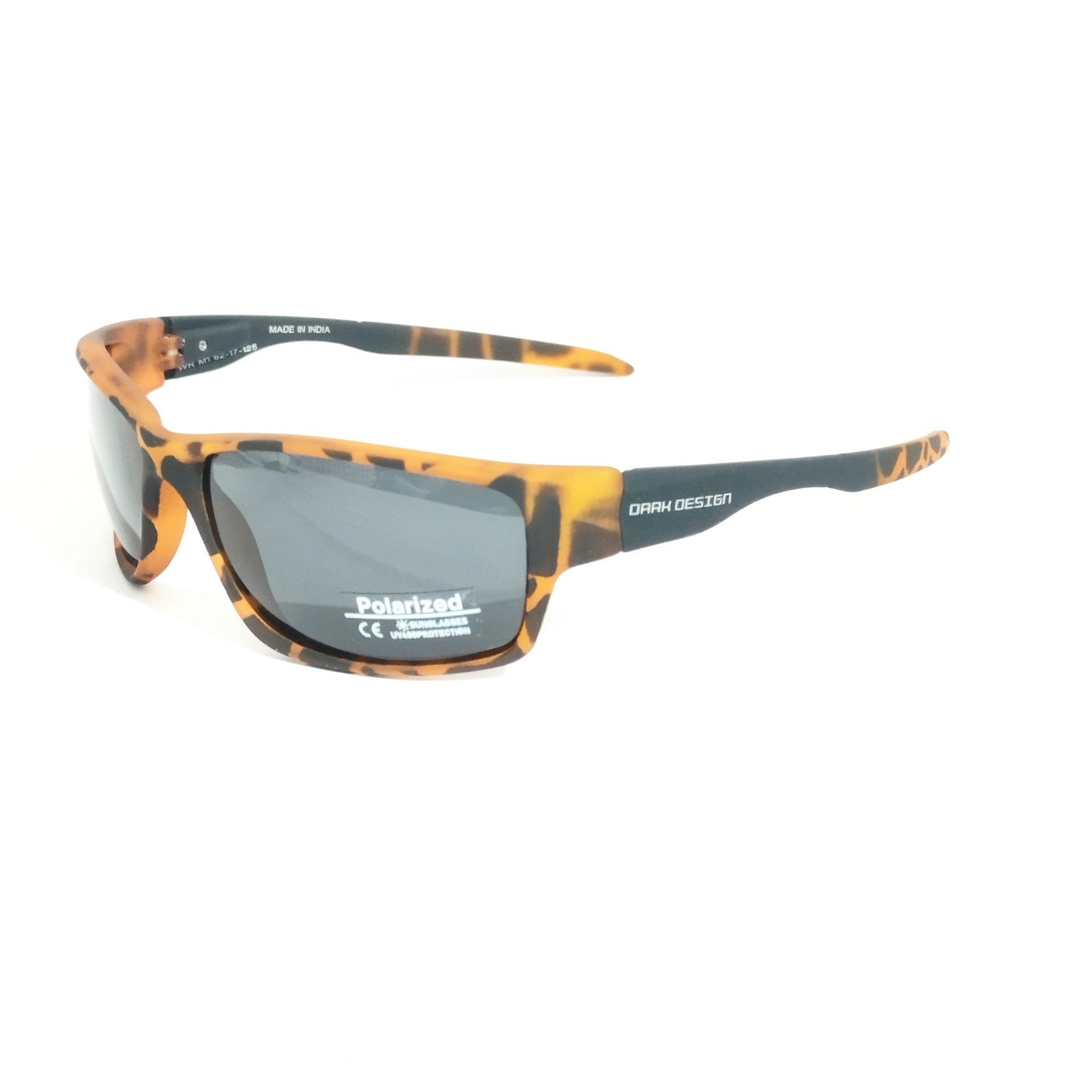 Stylish Brown Wraparound Polarized Sunglasses for Men & Women - UV Protection, Lightweight & Comfortable - Perfect for Driving, Beach, and Outdoor Activities