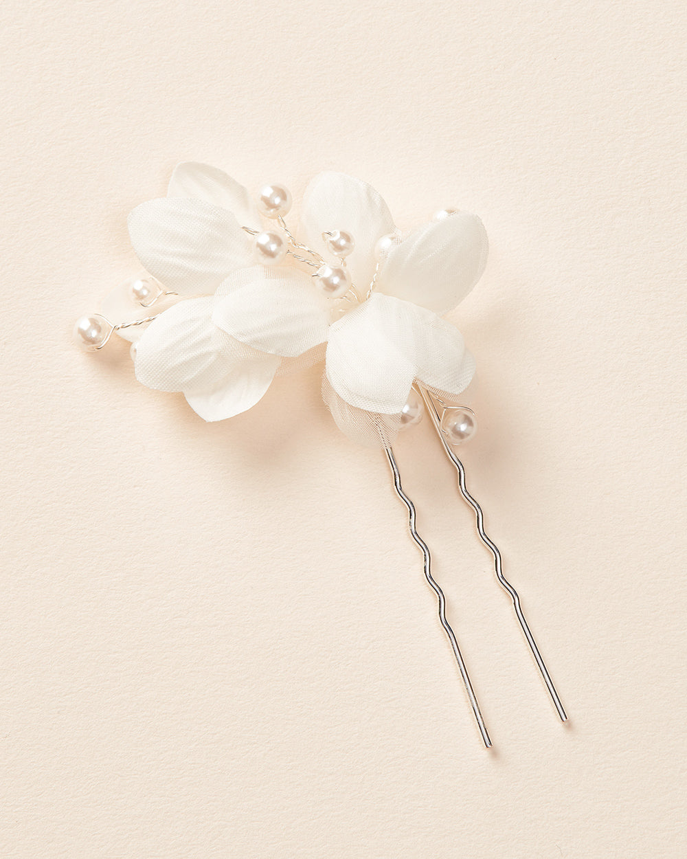 Elegant Tulle Flower Hair Pin for Women - Bridal Hair Accessories, Wedding Hair Clips, Boho Hair Pins for Special Occasions & Everyday Wear