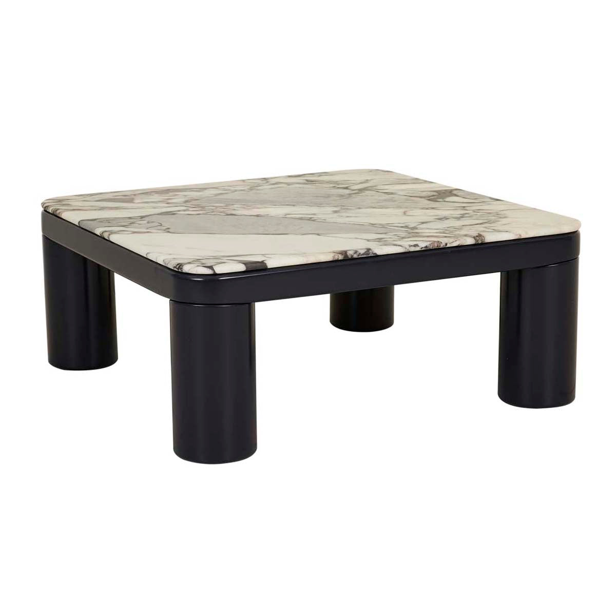 Frankie Marble Coffee Table - Modern Round Living Room Furniture for Small Spaces, Perfect for Apartments, Condos & Home Decor