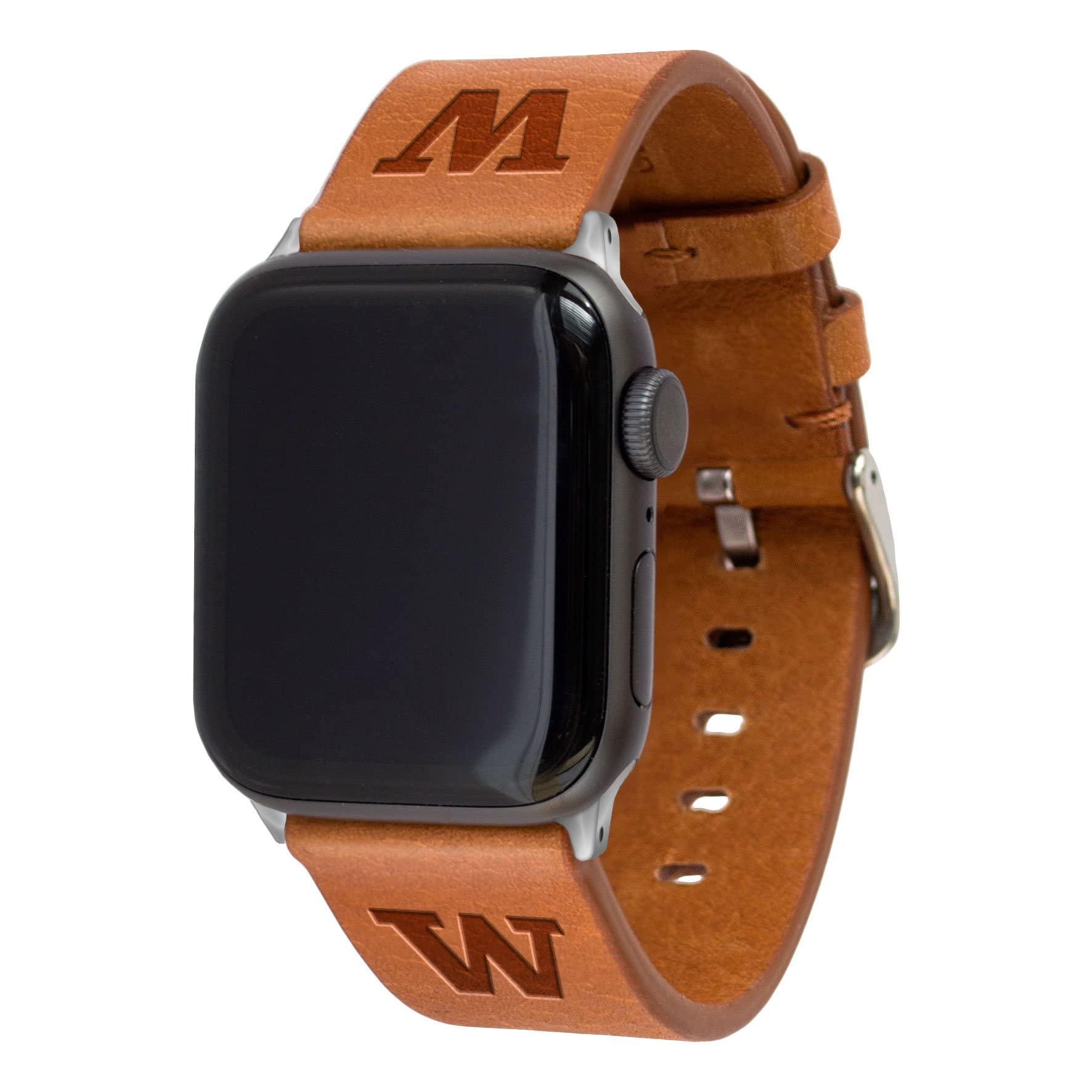 Washington Huskies Leather Watch Band Compatible with Apple Watch - Stylish & Durable Replacement Strap for Sports, Work & Everyday Wear