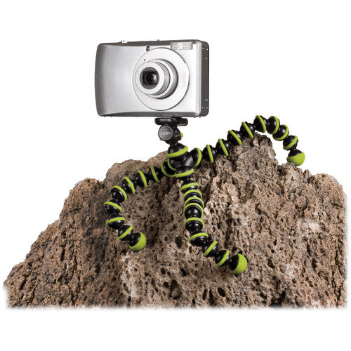 JOBY Gorillapod Original Flexible Mini Tripod Stand (Black/Lime Green) - Compact Camera & Smartphone Tripod for Travel, Vlogging & Photography