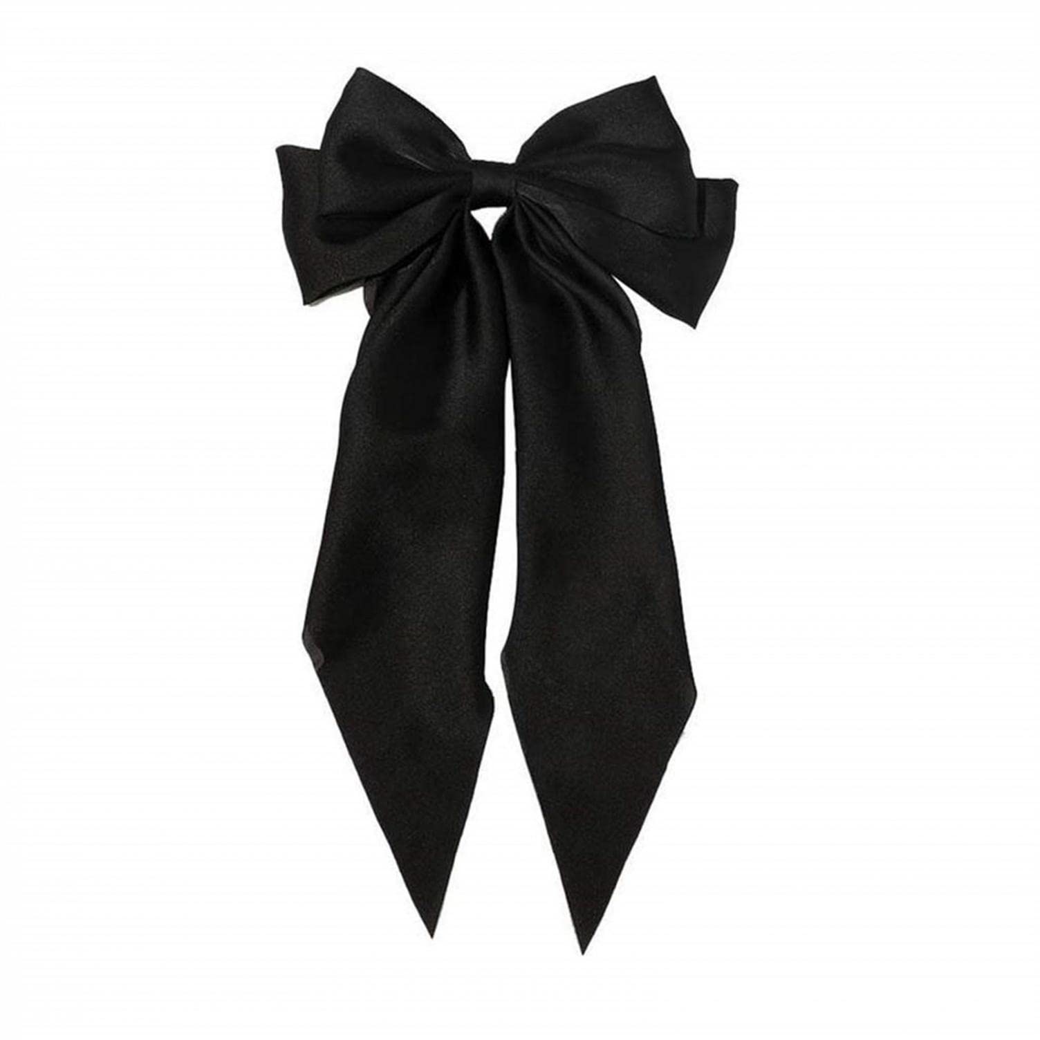 Vintage Satin Bow Hair Clips for Women & Girls - Elegant Hair Accessories Set with Ribbon Bowknot Hairpins - Perfect for Parties, Weddings, and Daily Fashion Styling