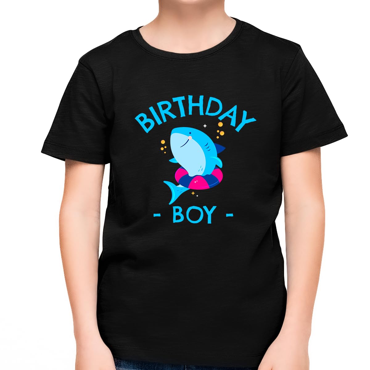 Fun Shark Birthday Shirt for Boys - Toddler & Youth Birthday Outfit | Cute Birthday Party Clothes for Kids | Perfect for Birthday Photos, Parties & Celebrations