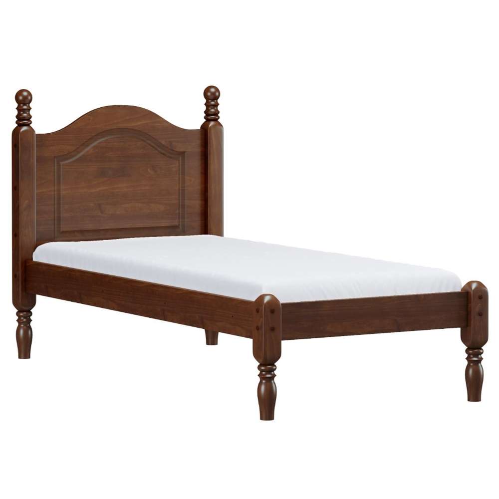 Solid Wood Single Bed Frame - Finestra Ouro - 72