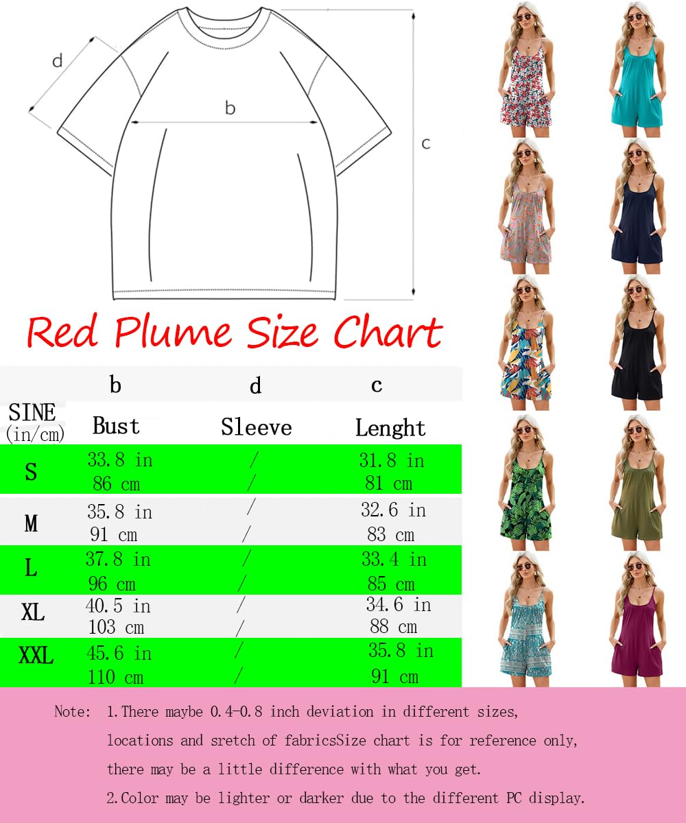 Women's Casual Sleeveless Loose Fit Baggy Short Jumpsuit Romper with Pockets - Summer Suspender Overalls for Beach, Travel & Everyday Wear