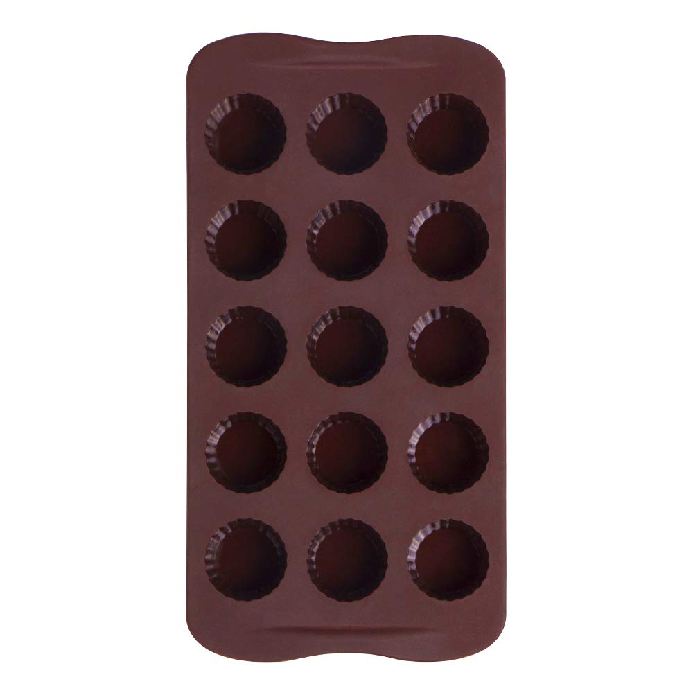 Webake Silicone Candy Molds - 2 Pack Chocolate & Baking Molds for Jello, Keto Fat Bombs, Peanut Butter Cups - Perfect for DIY Desserts, Party Treats & Holiday Baking