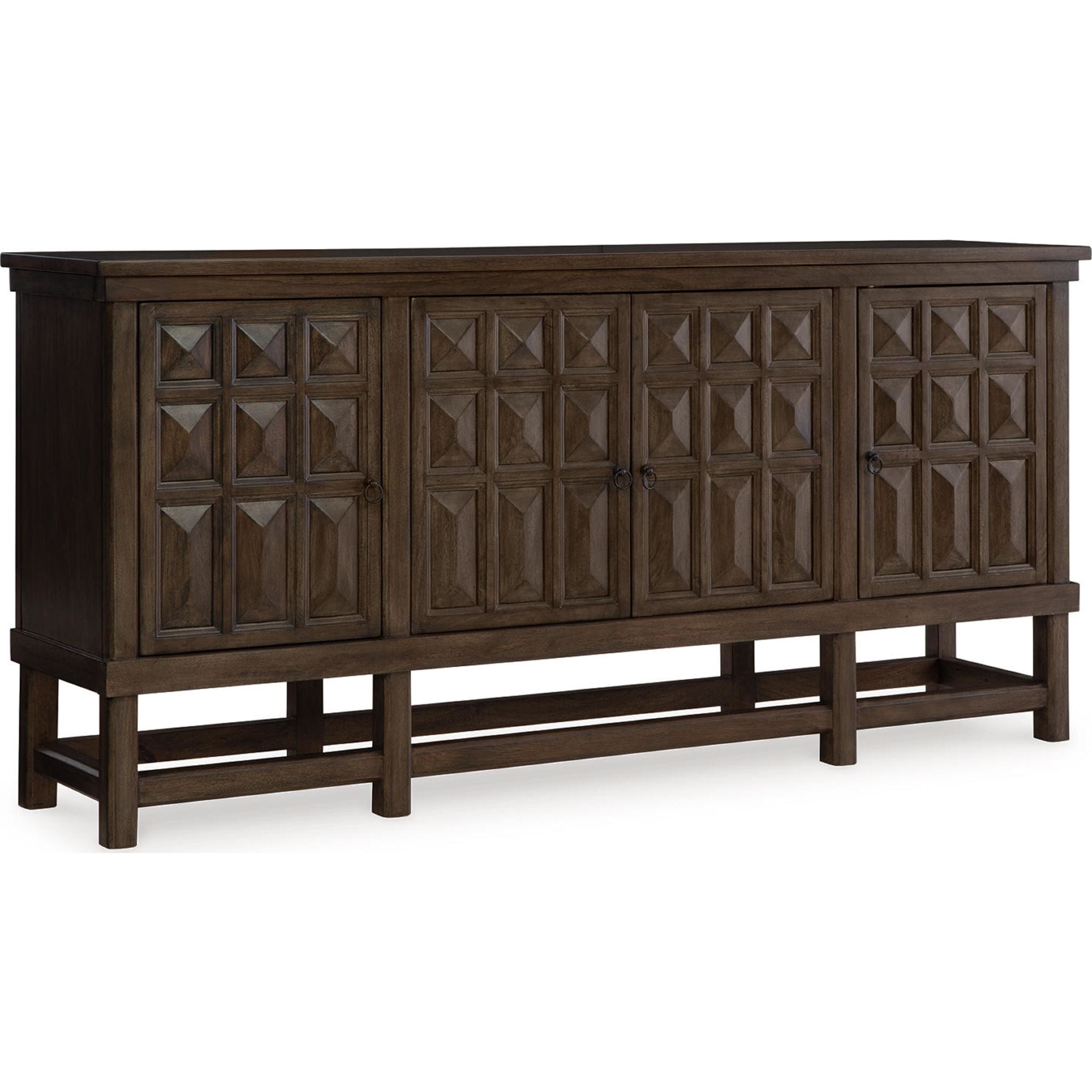 Braunell Accent Cabinet - Brown Wood Side Table for Living Room, Bedroom & Entryway | Stylish Storage Furniture for Home Decor