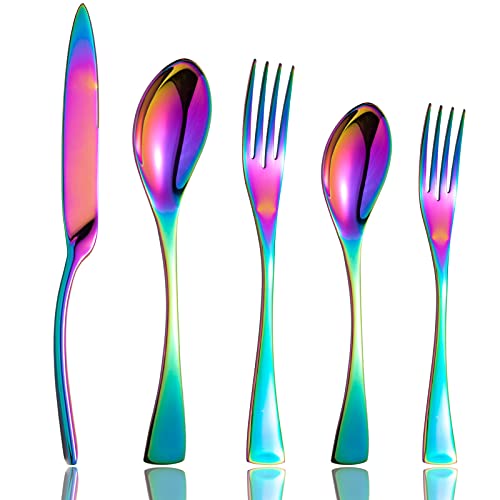 Rainbow 20 Pieces Flatware Set