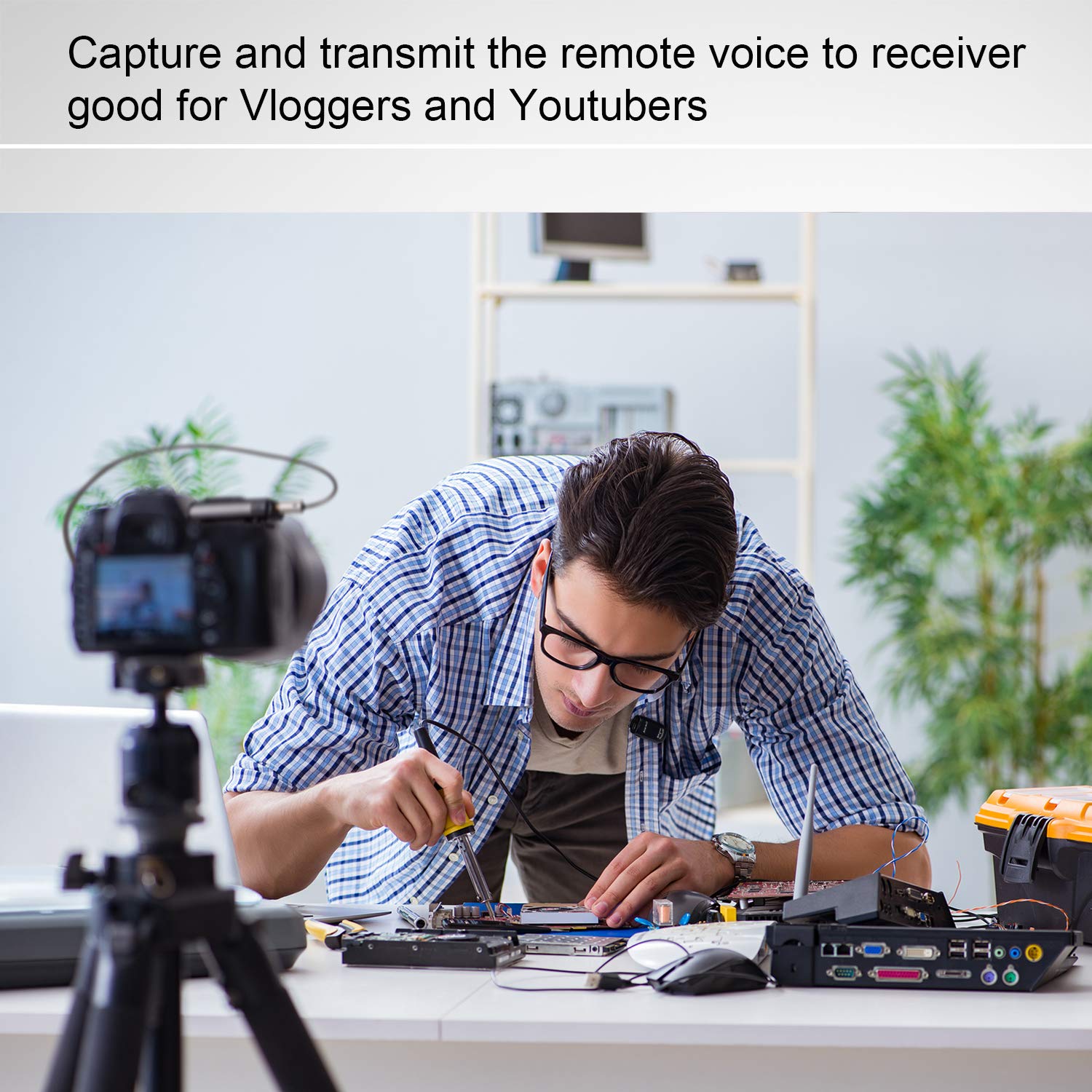 MICRX2 Bluetooth Wireless Microphone & Receiver Set - 300ft Long Range, Ultra Low Latency, Crystal Clear Audio for Live Teaching, Webinars, Conferences, PA Systems, Hearing Assistance & Voice Recording | Ideal for Classrooms, Business Meetings, Church Services & Events
