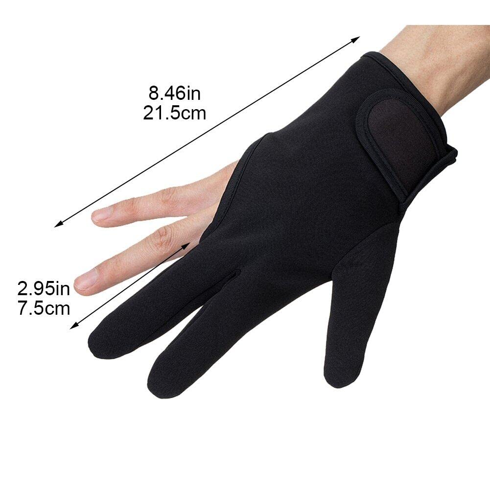 Heat Resistant Gloves for Hair Styling - Professional Thermal Protection Gloves for Curling Wand & Flat Iron - Unisex Anti-Burn Insulated Three-Finger Gloves (Black) - Perfect for Salon Stylists & Home Hair Care