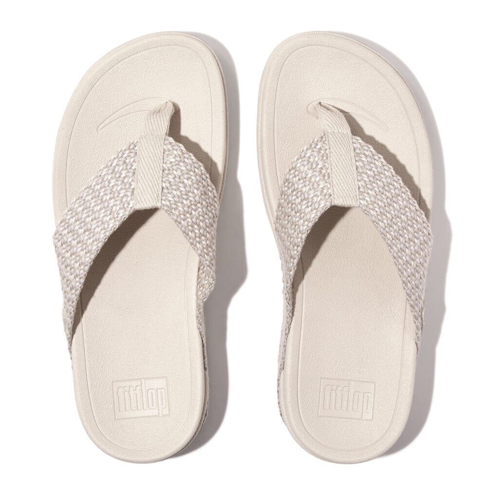 FITFLOP SURFA Women's Toe Post Sandals - Comfortable Flip Flops for Beach, Pool & Summer Walking - Final Sale