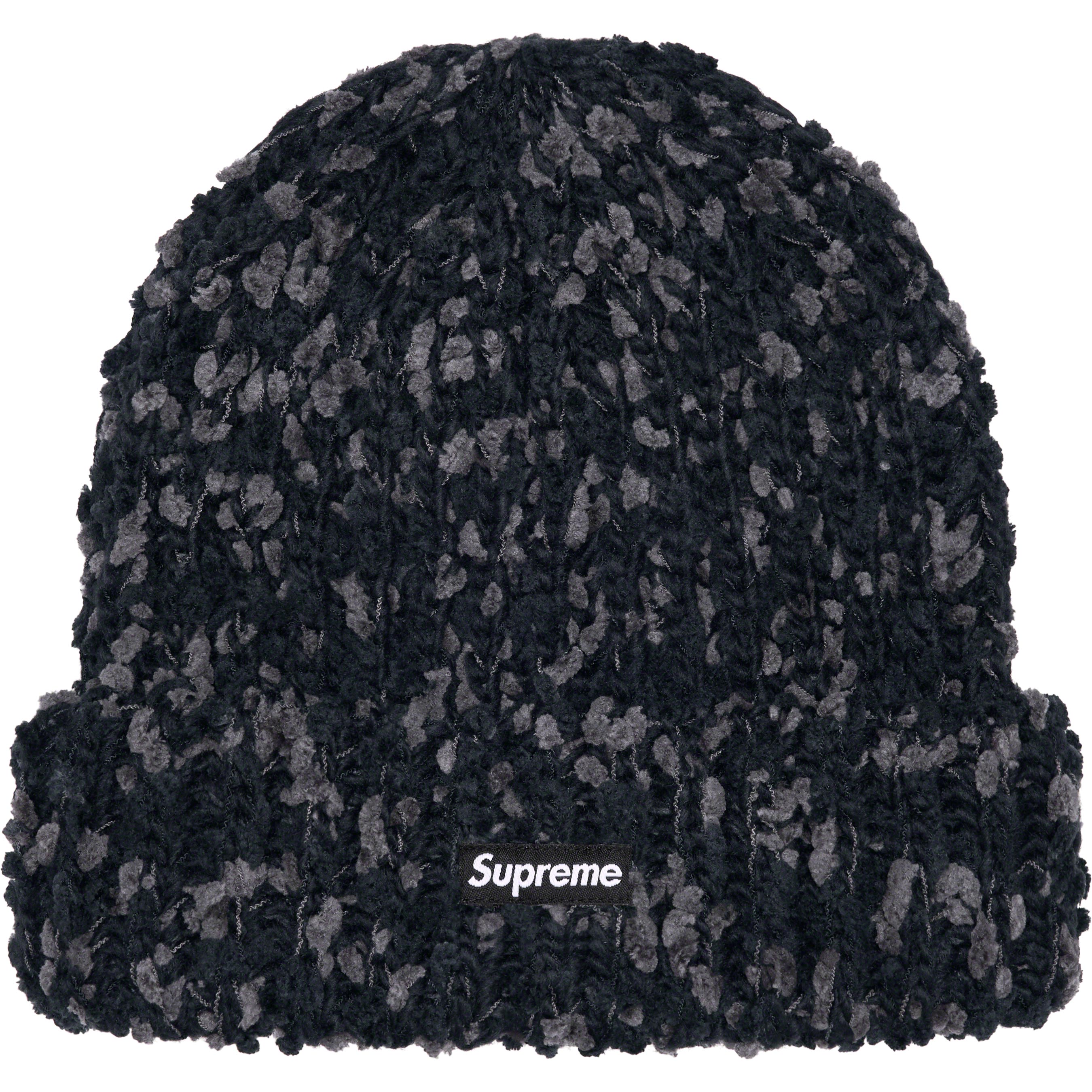 Supreme Chenille Beanie - Soft Winter Hat for Men & Women - Black Unisex Beanie for Cold Weather - Perfect for Skiing, Snowboarding & Outdoor Activities