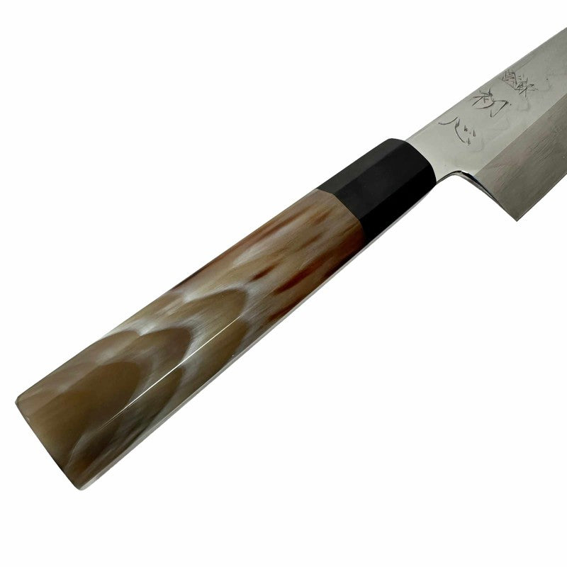 Premium Honyaki Kiritsuke Gyuto Knife 240mm by Satoshi Nakagawa - Japanese White Steel Chef's Knife for Sushi, Sashimi & Precision Cutting