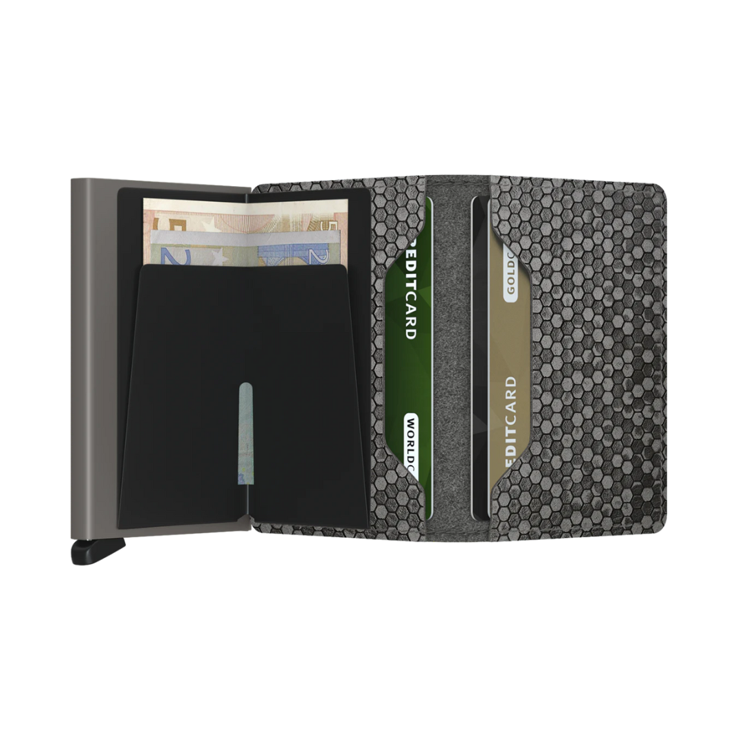 SECRID Slimwallet Hexagon - RFID Blocking Minimalist Wallet for Men & Women | Compact & Durable Card Holder for Travel, Business & Everyday Use