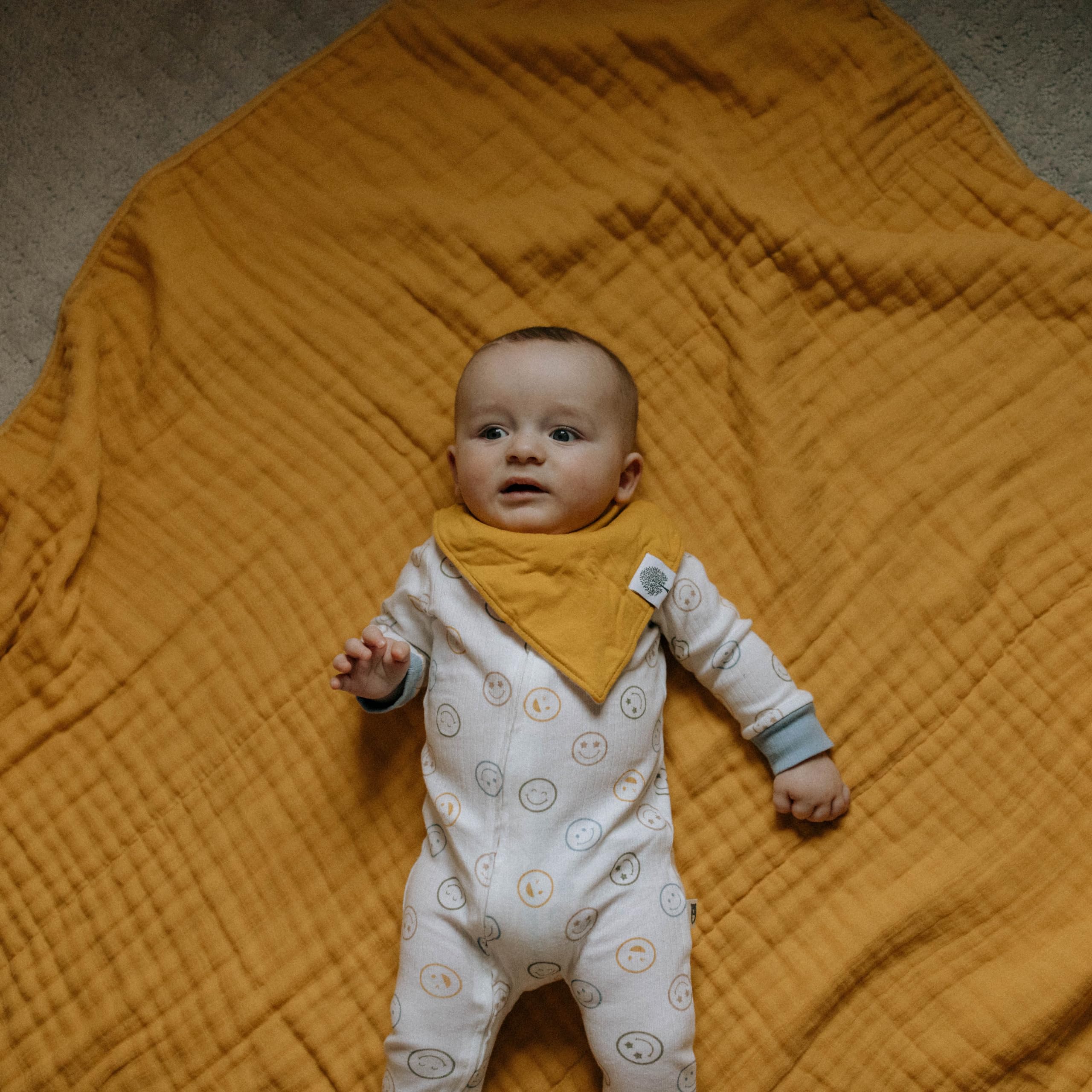 Parker Baby Muslin Blanket - 100% Soft Cotton Toddler Quilt & Swaddle Blanket | Gender Neutral 47