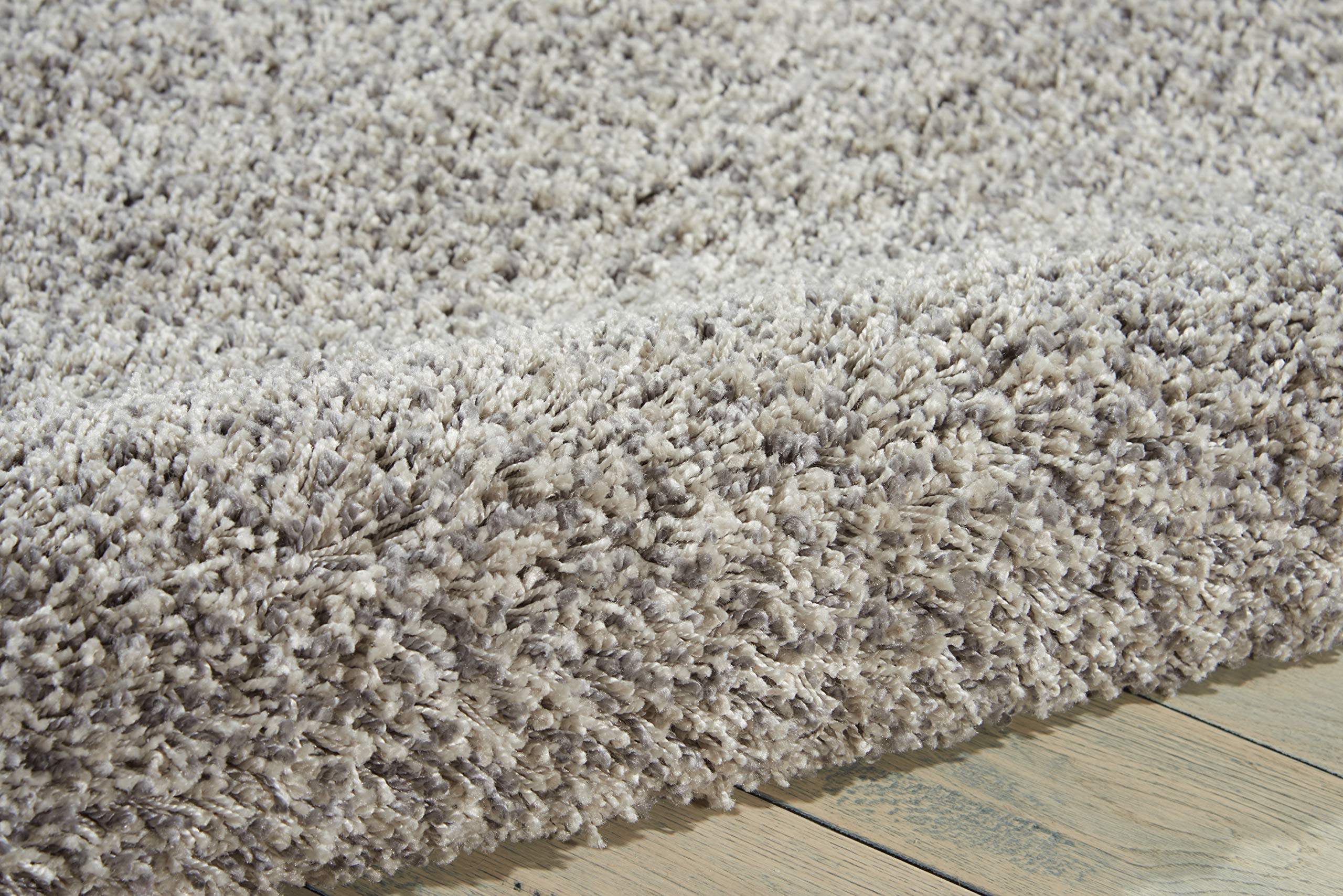 Nourison Amore Shag Light Grey 3'11