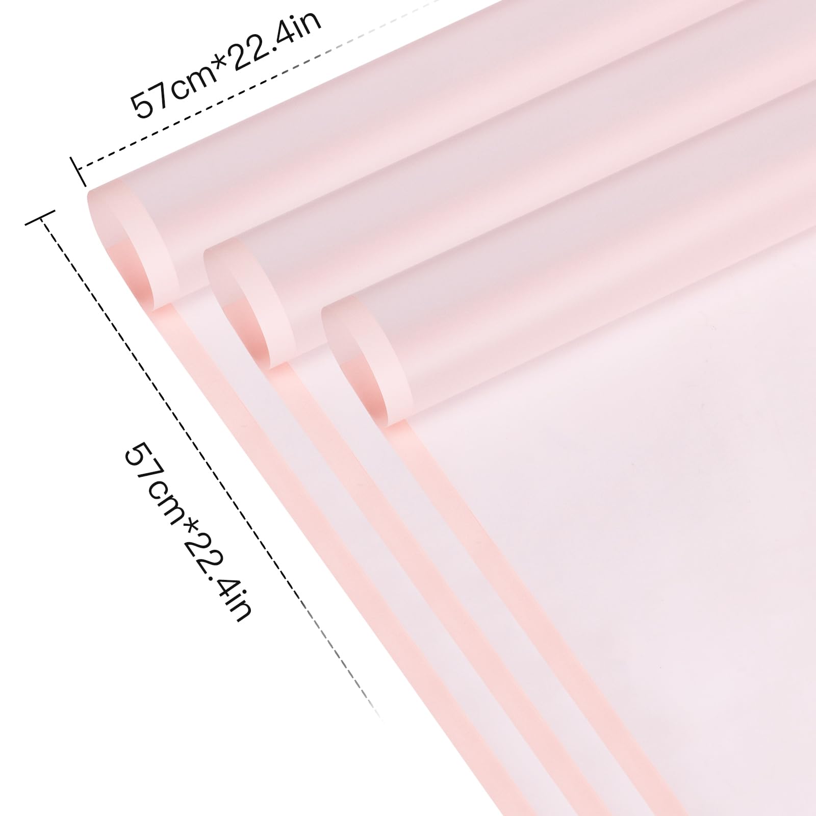 RUSPEPA 20 Sheets Waterproof Floral Wrapping Paper - Pink Bouquet Packaging for Birthday, Wedding, Party & DIY Crafts | Perfect for Gift Wrapping, Florist Supplies, and Creative Projects