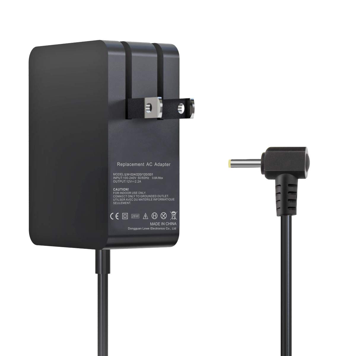 Original Samsung Chromebook Charger - 40W AA-PA3N40W AC Power Adapter for XE303C12, XE500C12, XE503C12 Models | Perfect for Home, Office & Travel Use