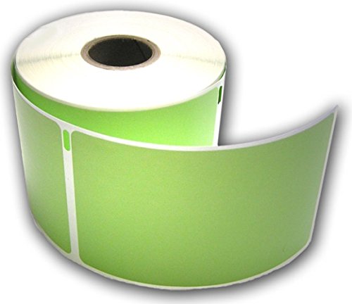 10 Rolls Green Raptor Compatible ID Badge Labels - 2 5/16 x 4 Inches - 300 Badges Per Roll (30256) - Perfect for Office, School, and Event Name Tags