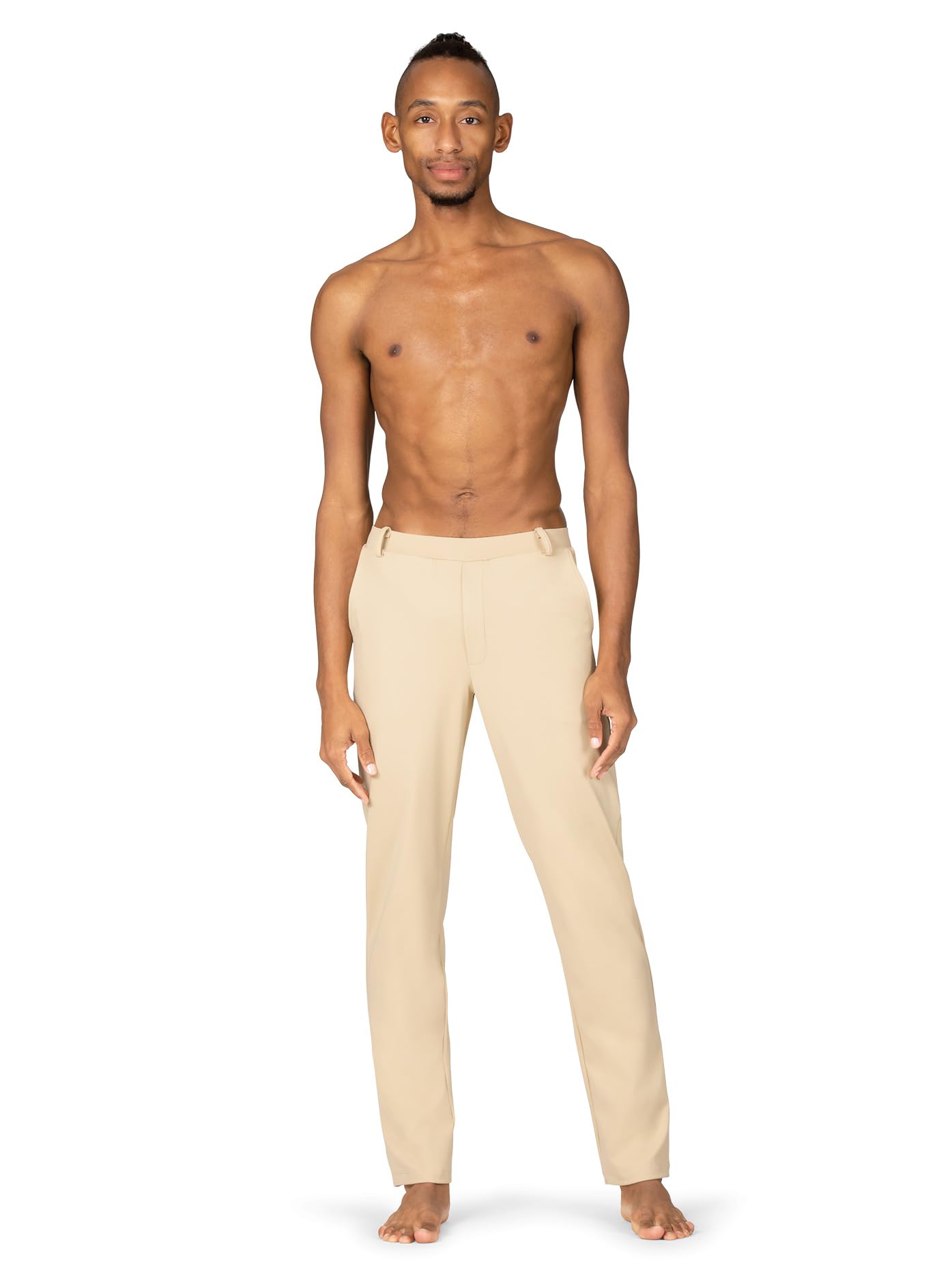 Men's Performance Dance Pants - Stretch Ballet Trousers for Theater, Yoga & Stage - Comfortable Jazz Pants for Dance Class & Rehearsal
