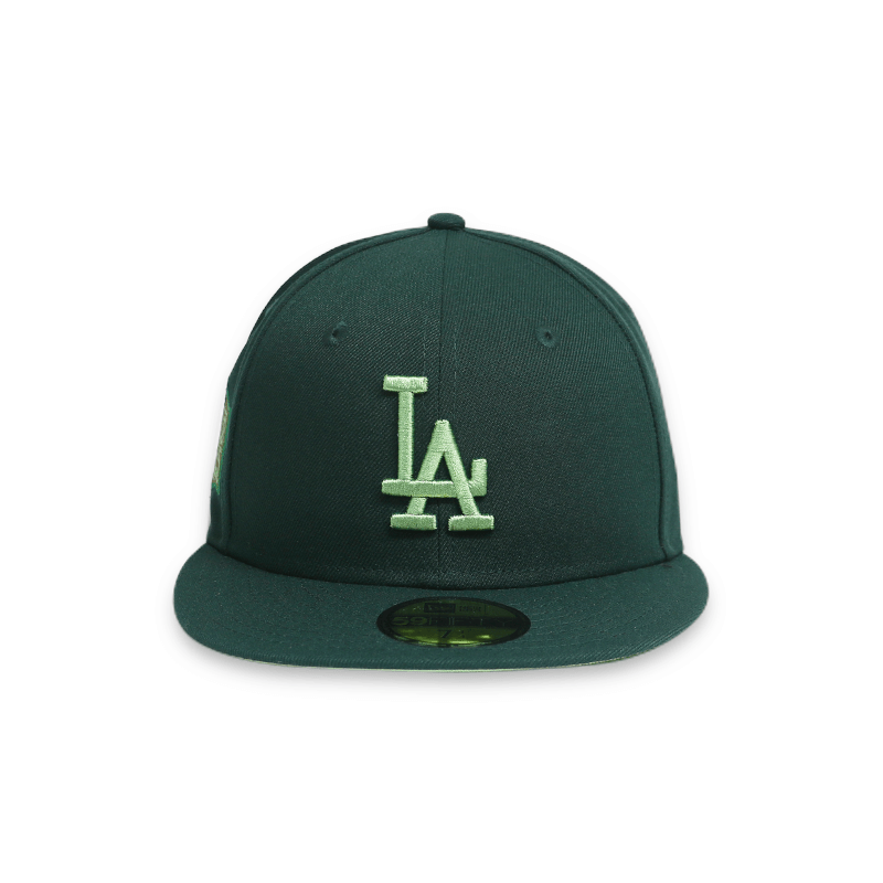 Los Angeles Dodgers 2020 World Series Champions Green State Fruit 59FIFTY Fitted Baseball Cap for Men - Perfect for Game Day, Sports Events & Fan Collection