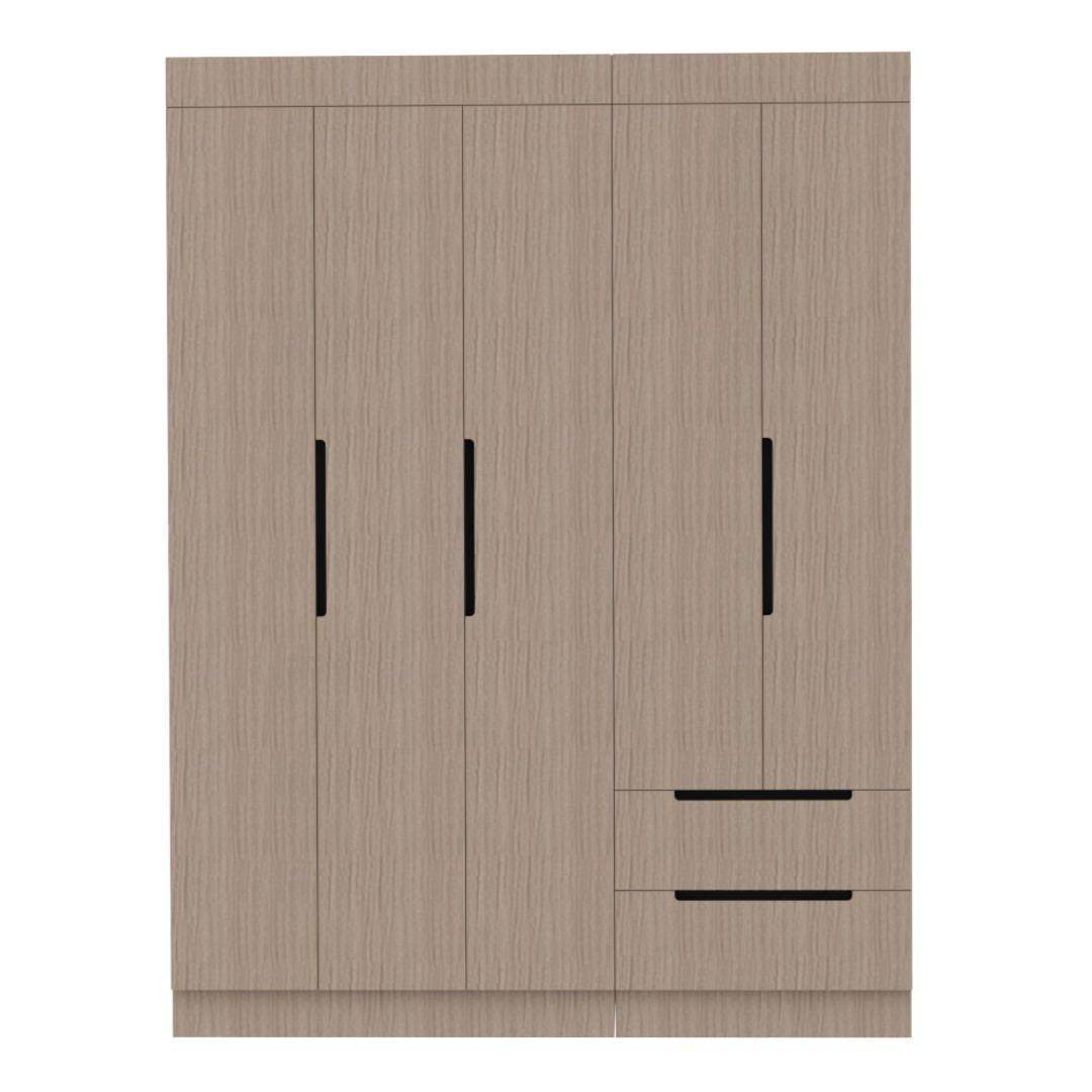 Harrison 5-Door Open Wardrobe Closet - Spacious Storage for Bedroom, Walk-In Closet & Dressing Room Organization