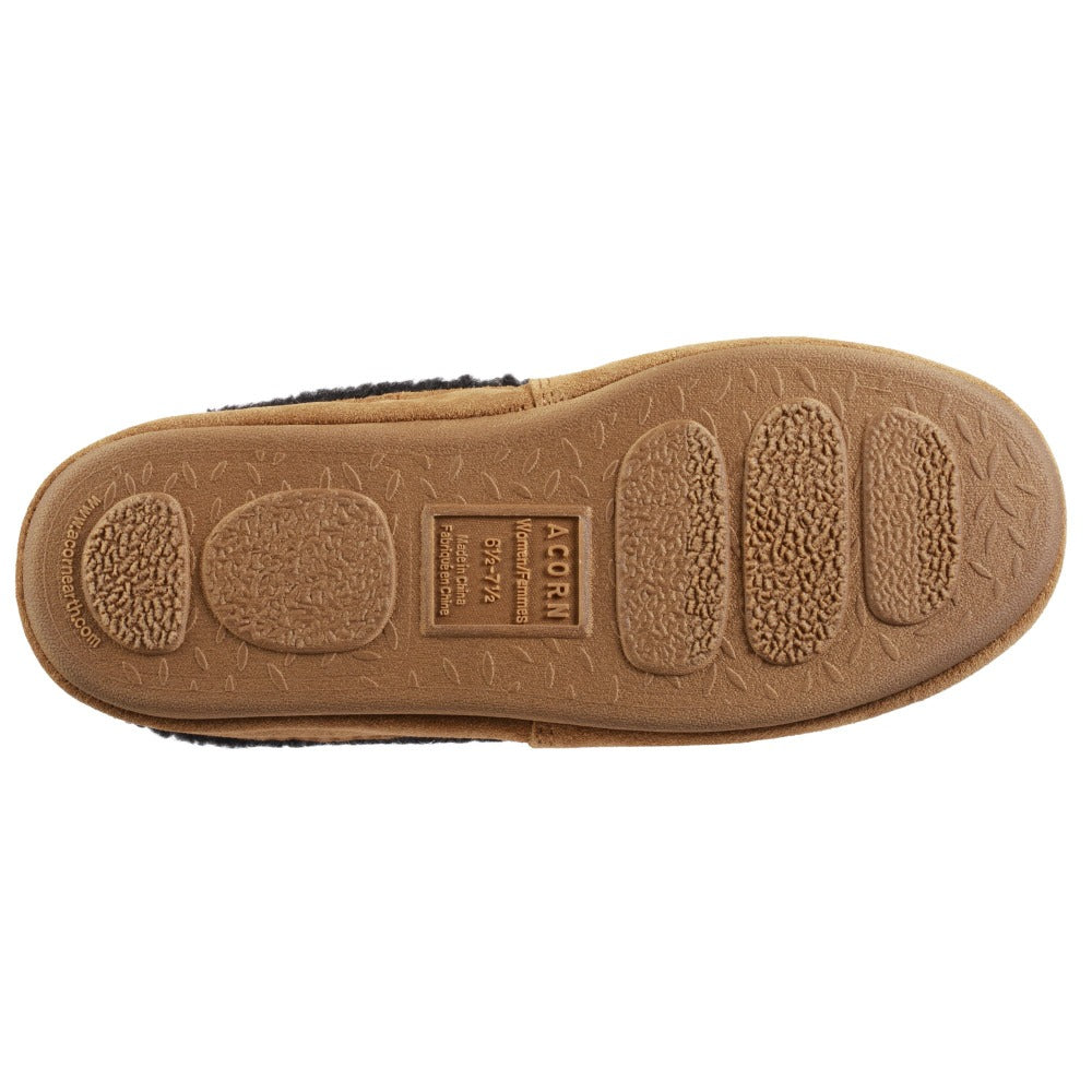 Women's Ela Moc Slippers with Indoor/Outdoor Sole - Cozy House Shoes for Women, Comfortable Slip-On Loafers for Home, Office & Travel