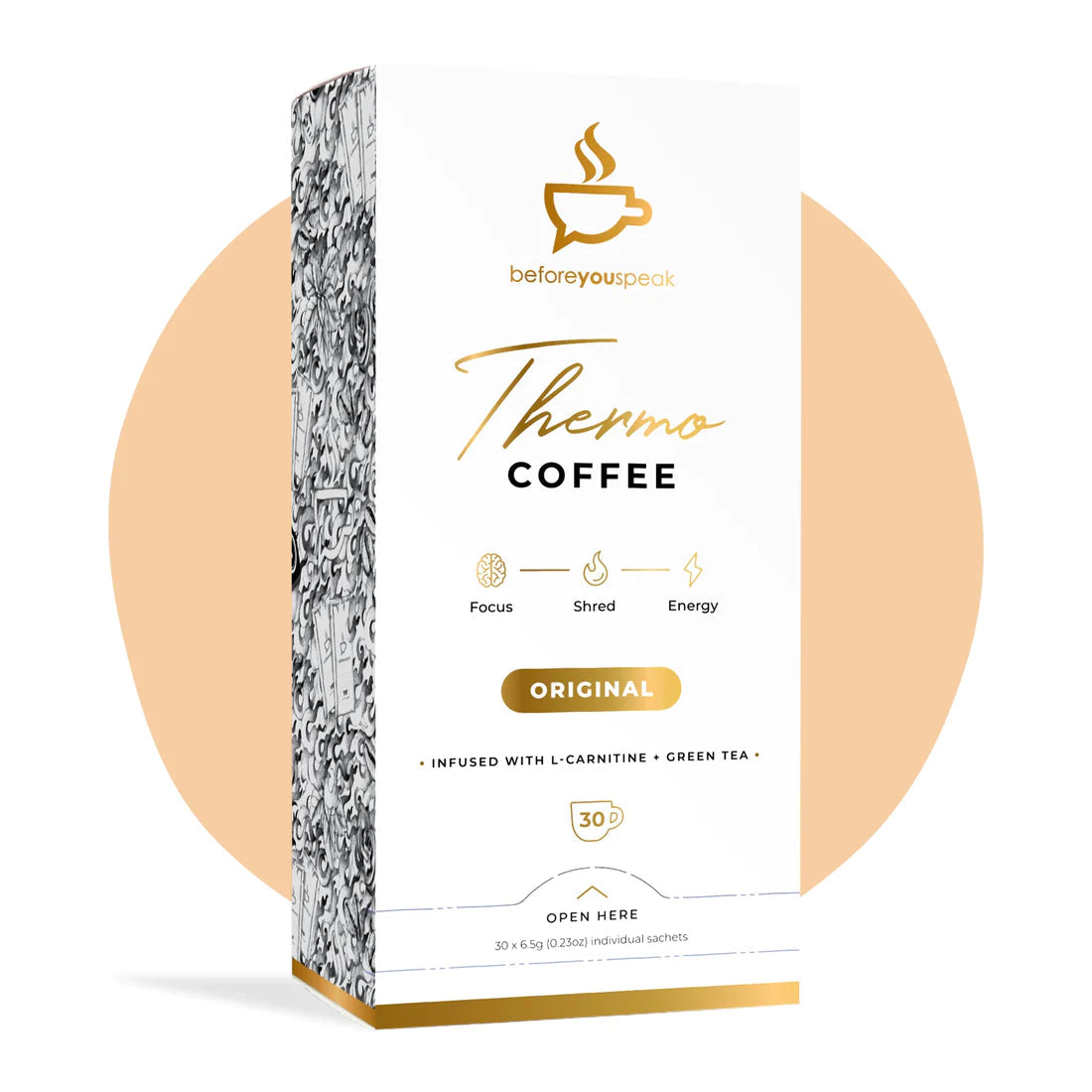Before You Speak Octane Thermogenic Coffee - Premium Fat Burning Coffee for Weight Loss & Energy Boost | Perfect for Morning Workouts & Focus Enhancement