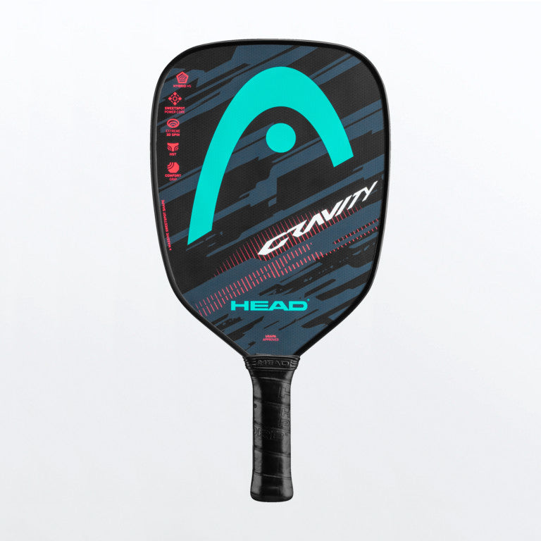 Head Gravity Pickleball Paddle | Premium Carbon Fiber Paddle for Competitive Play | Perfect for Indoor & Outdoor Court Games