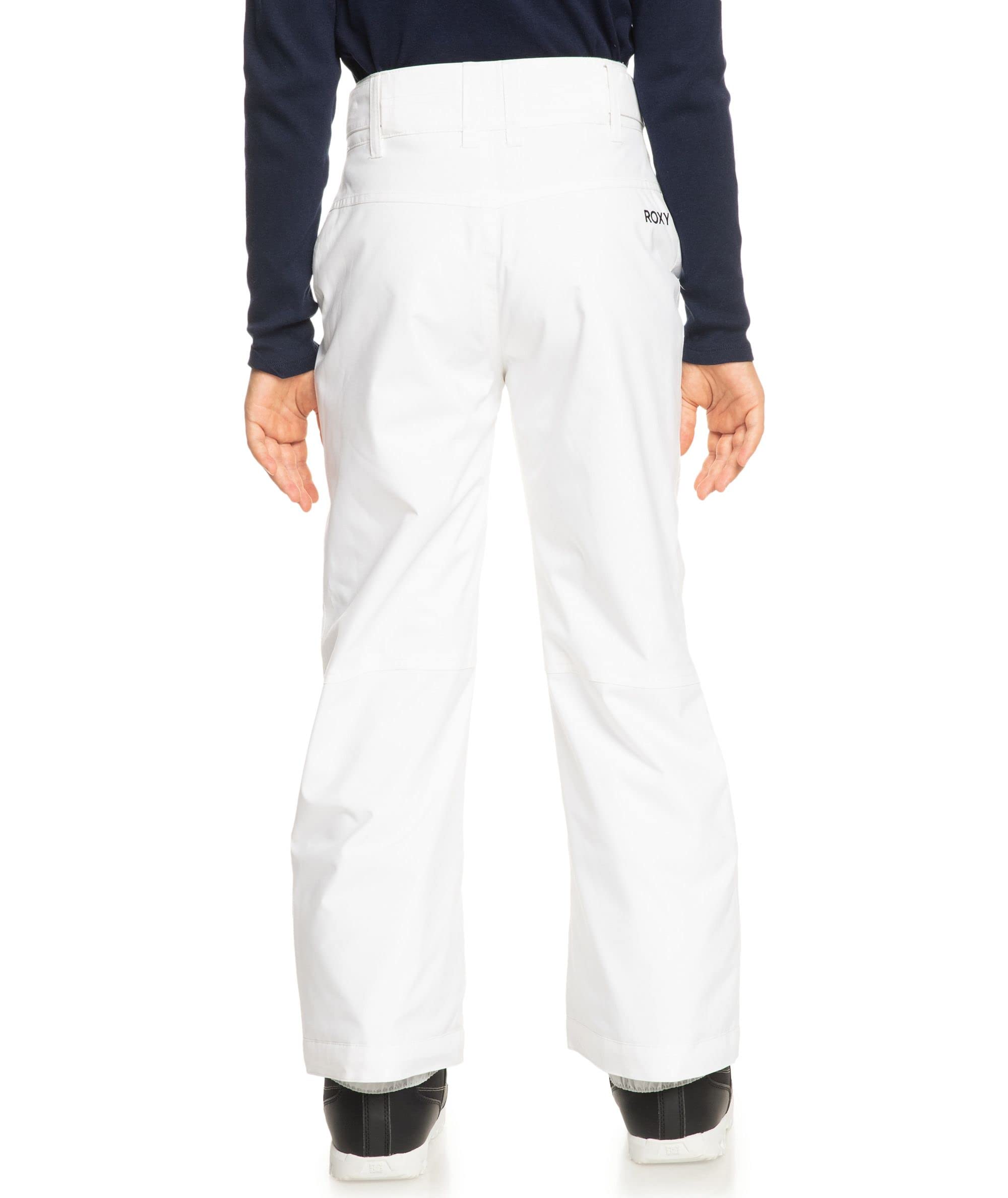Roxy Girls' Waterproof Snow Pants with DryFlight Technology - Insulated Winter Ski Pants for Kids, Perfect for Snowboarding, Sledding & Outdoor Winter Activities