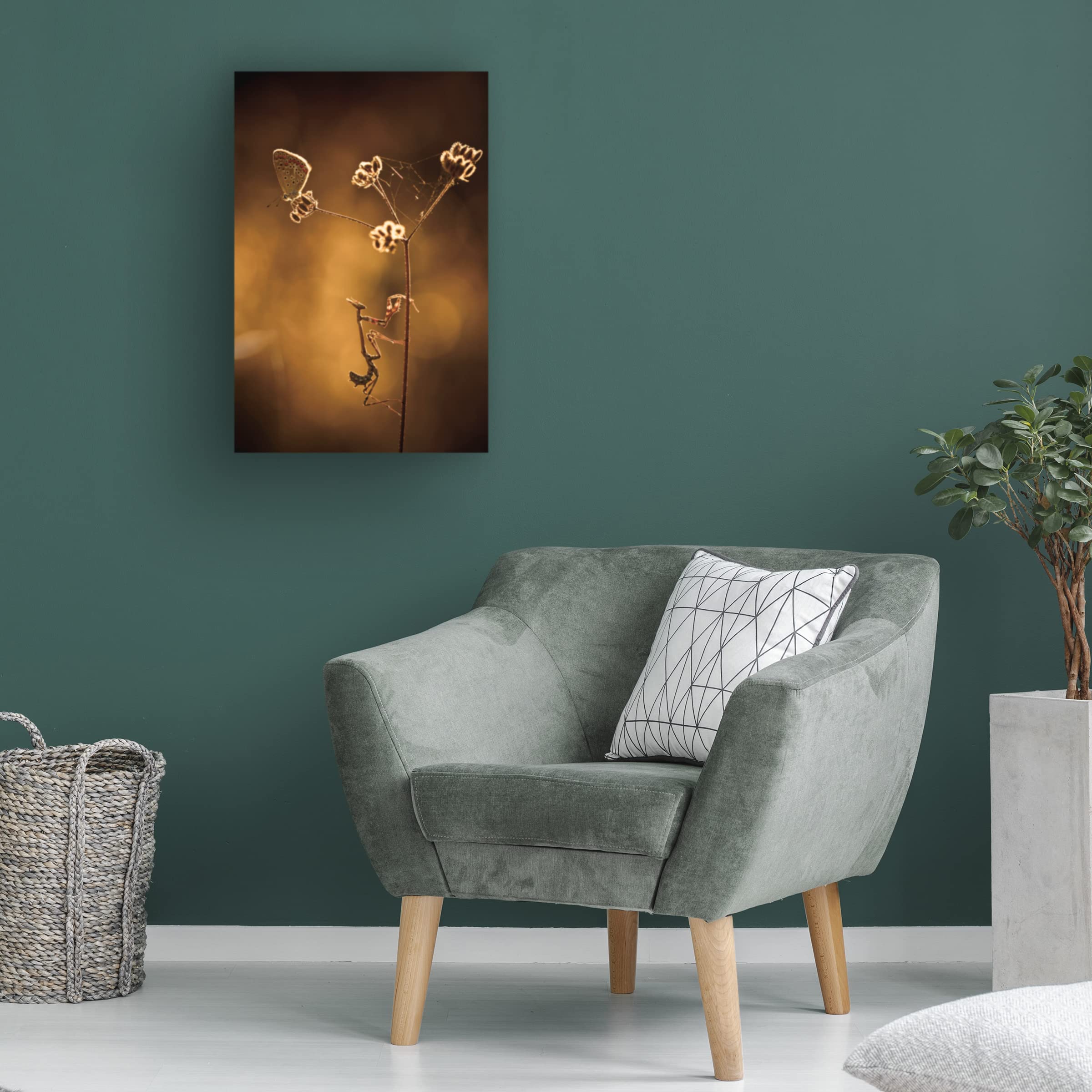 Fabien BRAVIN 'All I Want Is You' Canvas Wall Art Print - Romantic Couple Painting for Bedroom, Living Room & Home Decor - Perfect Gift for Anniversary & Valentine's Day