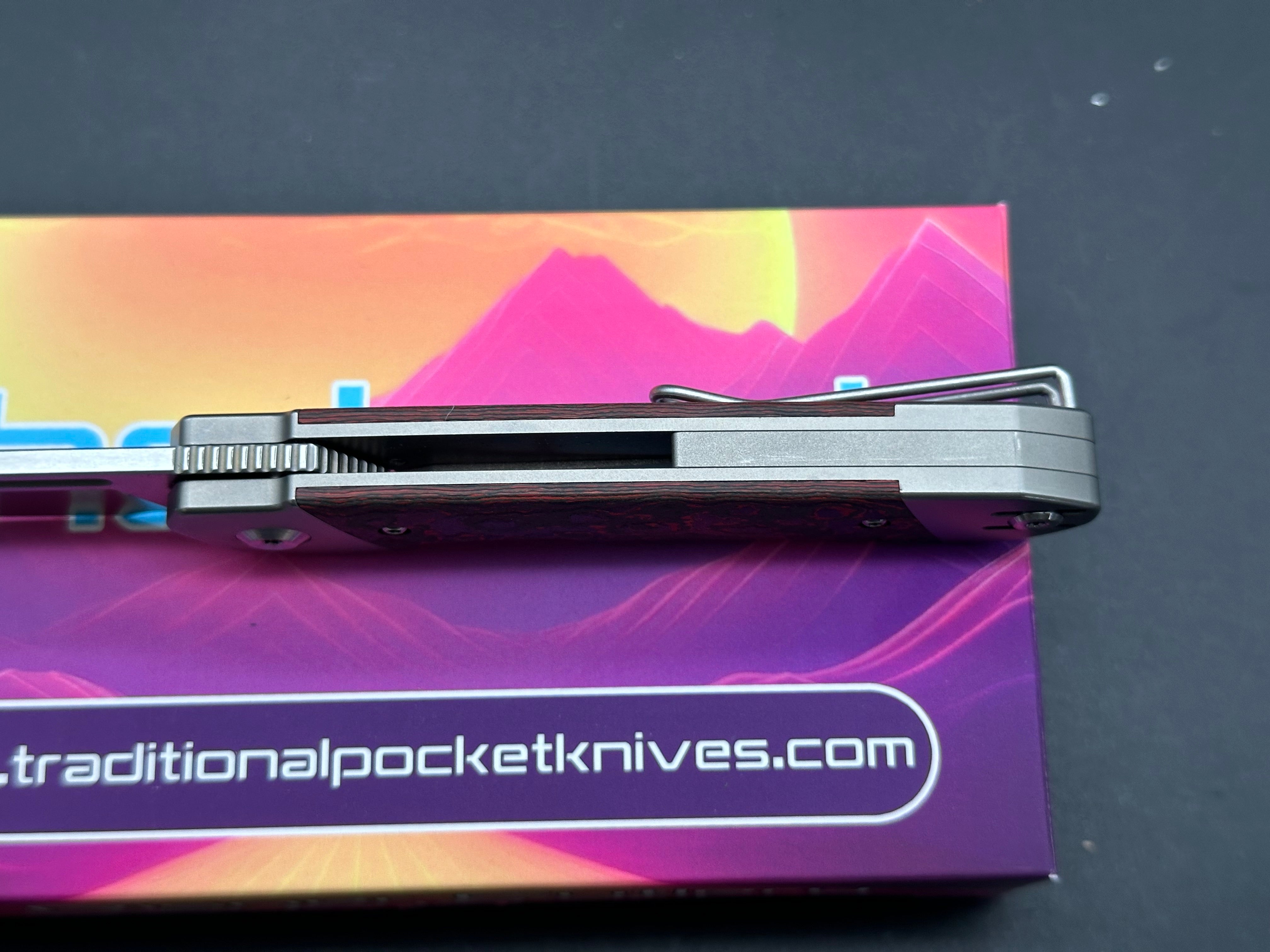 DIVO KNIVES EXCLUSIVE The Lush Fat Carbon Lava Flow Knife - Premium EDC Folding Pocket Knife for Outdoor, Camping, and Everyday Carry