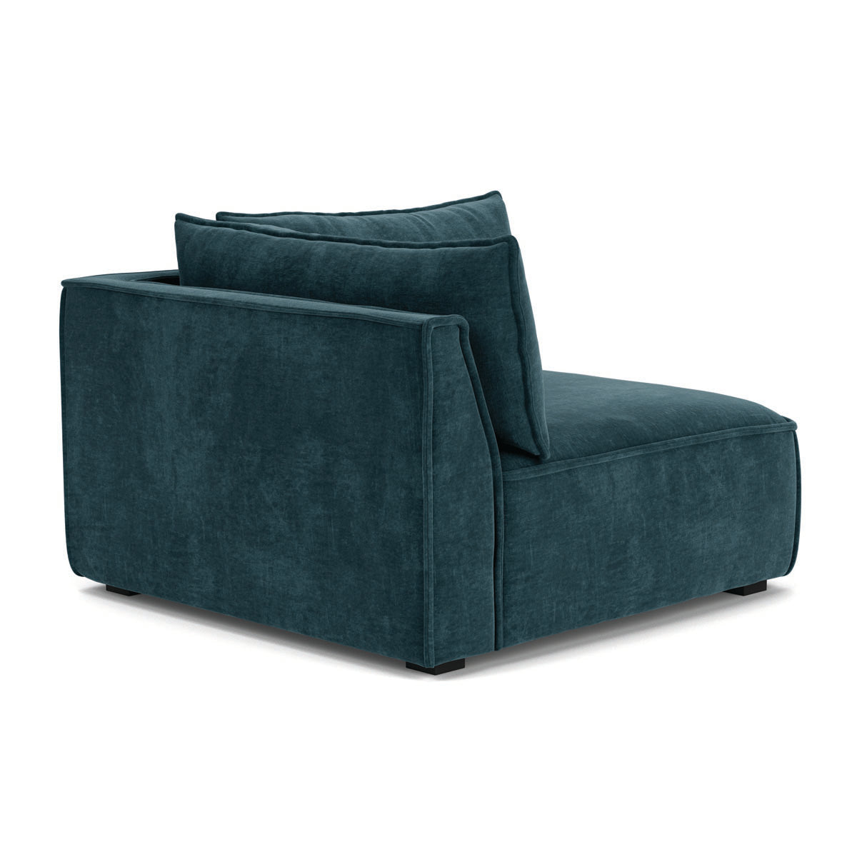 Stylish Daphne Fabric Left Corner Modular Sofa - 1 Seater Modern Living Room Furniture for Small Spaces & Apartments