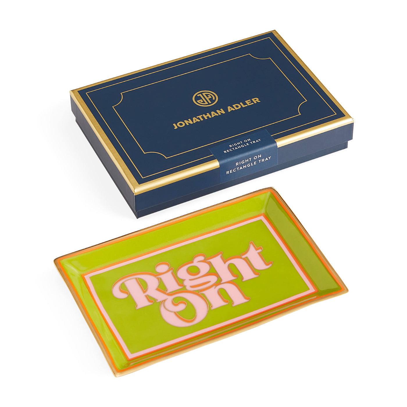 Right On Rectangle Tray - Premium Serving Tray for Dining & Entertaining | Perfect for Parties, Home Decor & Gift Giving