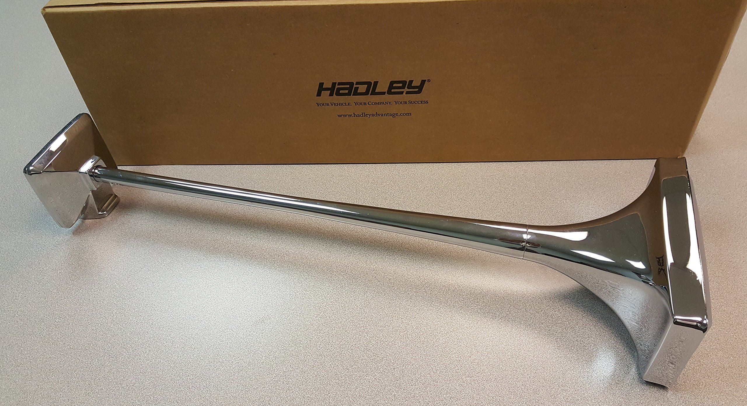 Hadley Manufacturing H00977AD Loud Air Horn Kit for Trucks, Boats & Emergency Vehicles - Heavy Duty Dual Trumpet Design for Safety & Signaling