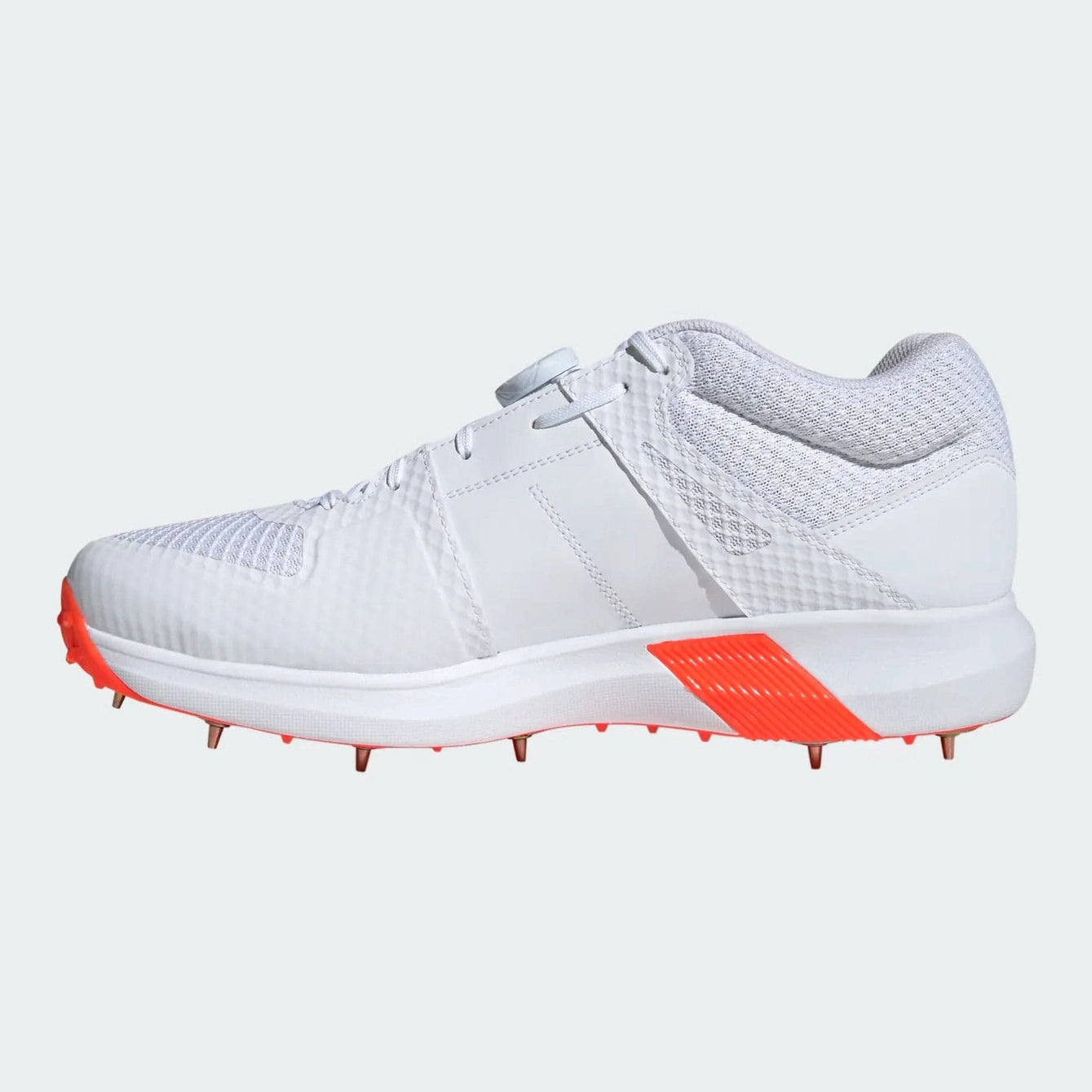 Adidas Adipower Vector Mid Full Spike Cricket Shoes 2024 - Men's Professional Cricket Footwear for Enhanced Grip & Performance - Perfect for Matches, Training & Outdoor Sports