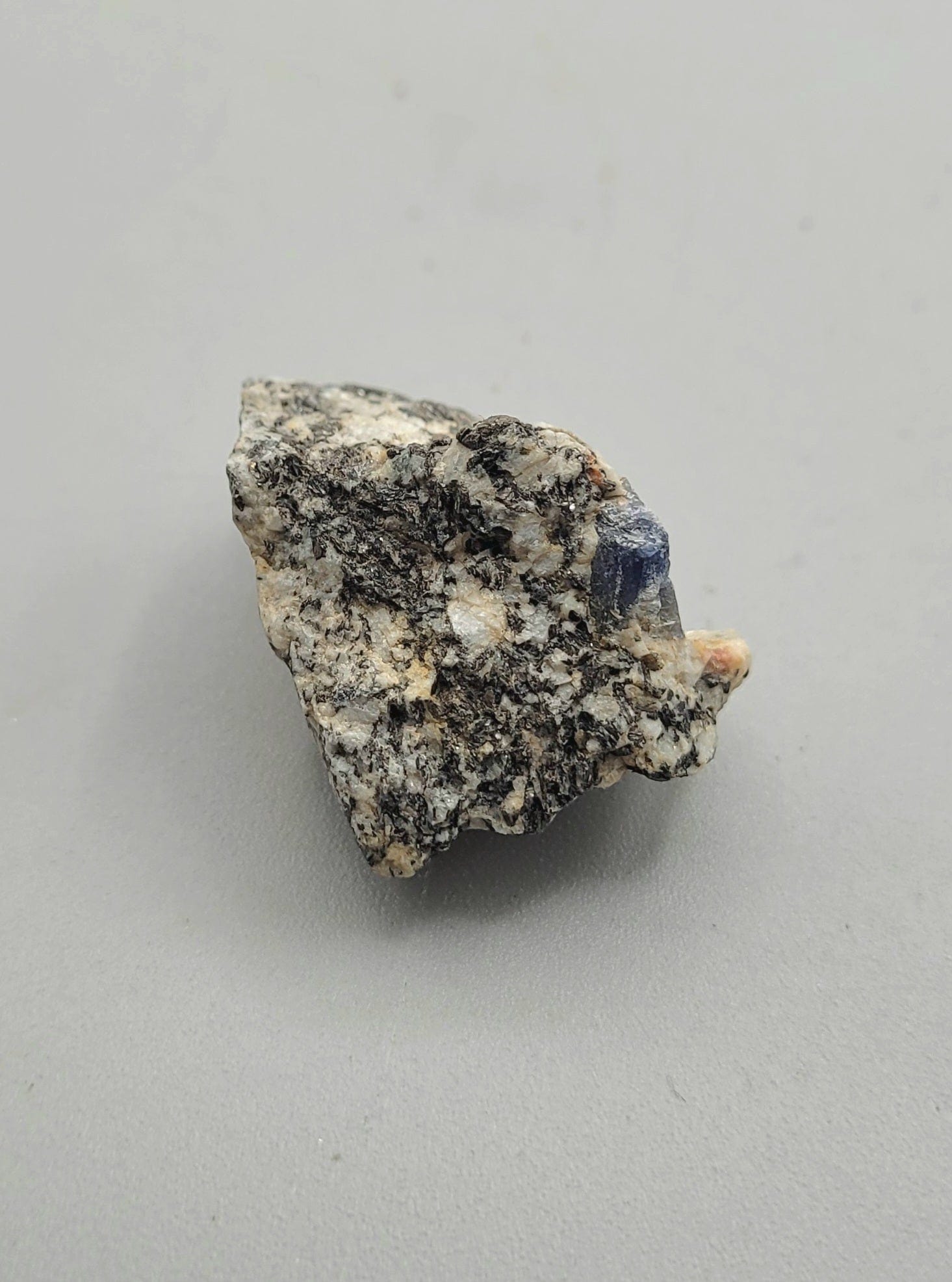 Natural Canadian Sapphire in Biotite Mica Matrix - Genuine Raw Gemstone Specimen for Jewelry Making, Mineral Collection & Spiritual Healing