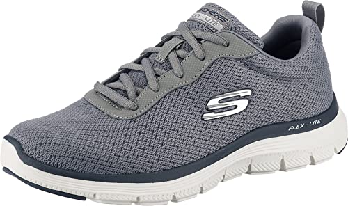 Grey Mesh Pu Navy Trim