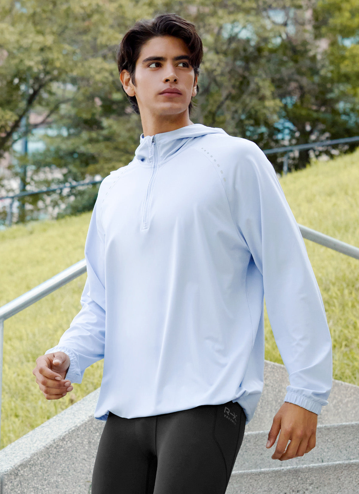 Men's Lightweight Hooded Windbreaker Jacket - Waterproof & Breathable Outdoor Running Hiking Travel Raincoat - Perfect for Jogging, Camping, and Daily Wear