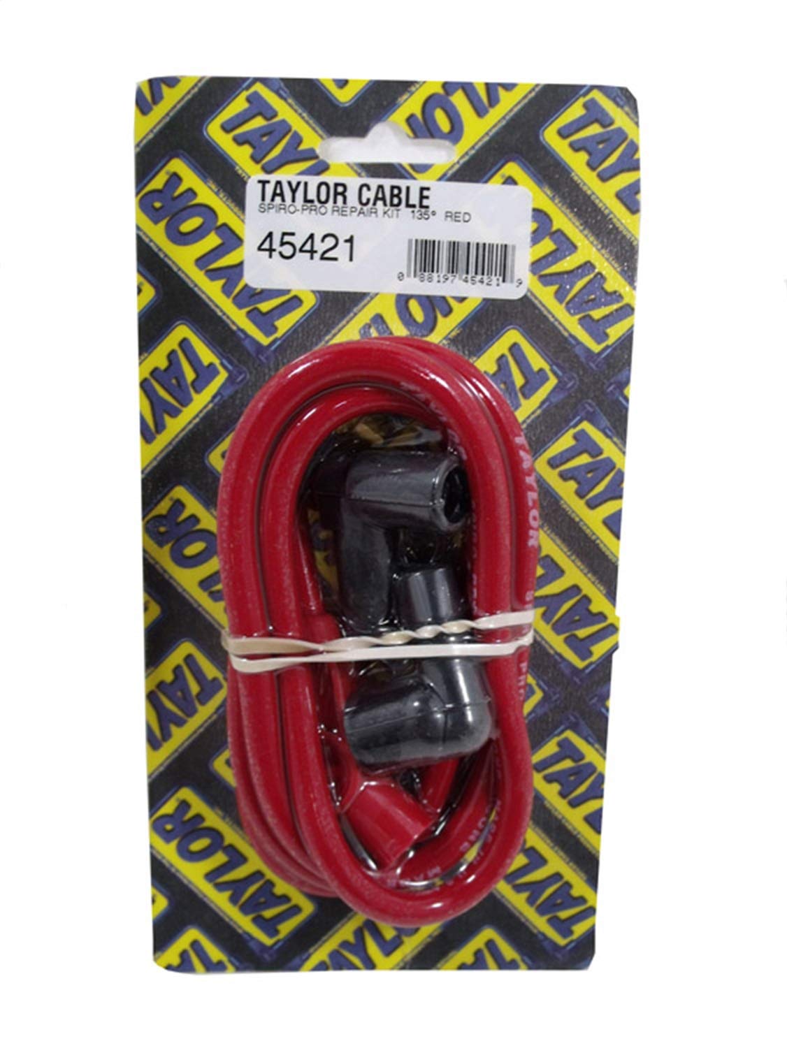 Taylor Cable 45421 Red 8mm Spiro-Pro Spark Plug and Coil Wire Repair Kit - High Performance Ignition System Upgrade for Cars, Trucks & Motorcycles