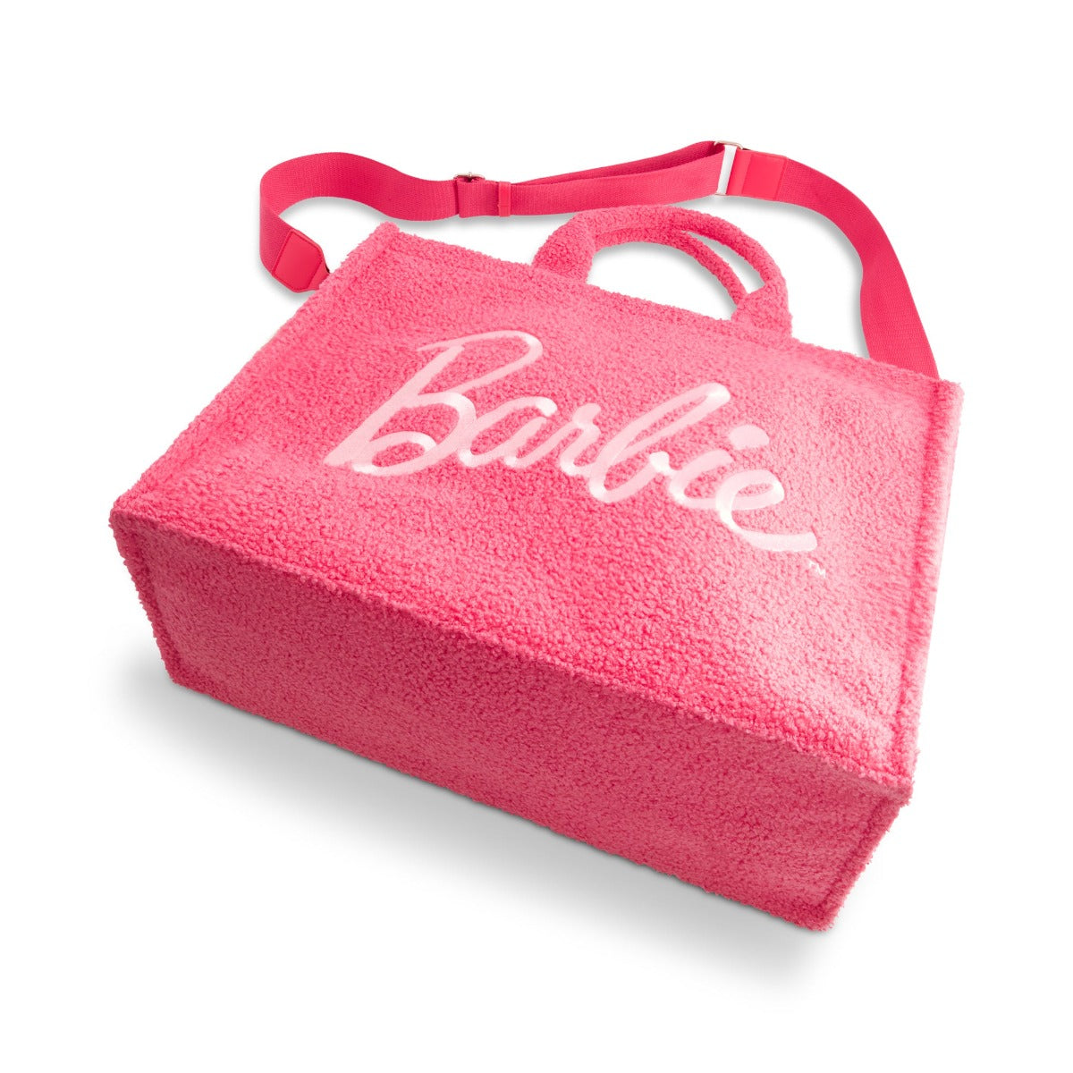 Barbie™ Large Travel Tote Bag with Trolley Strap - Perfect for Airplane Carry-On, Beach Trips & Shopping (Pink)