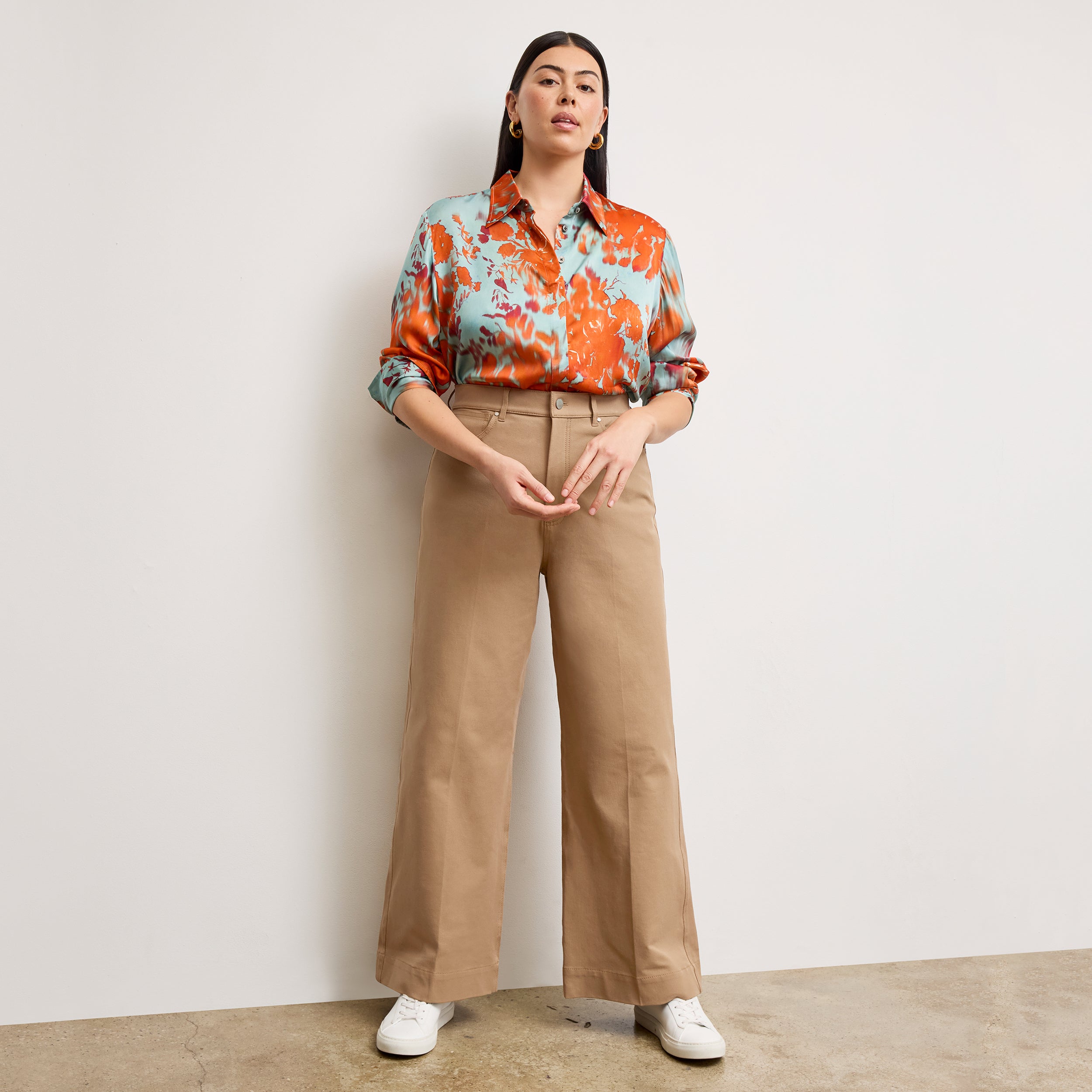 Milo Wide Leg Jeans for Women - Eco-Friendly Stretch Denim Pants with Comfortable Fit - Perfect for Casual Wear, Office, and Travel