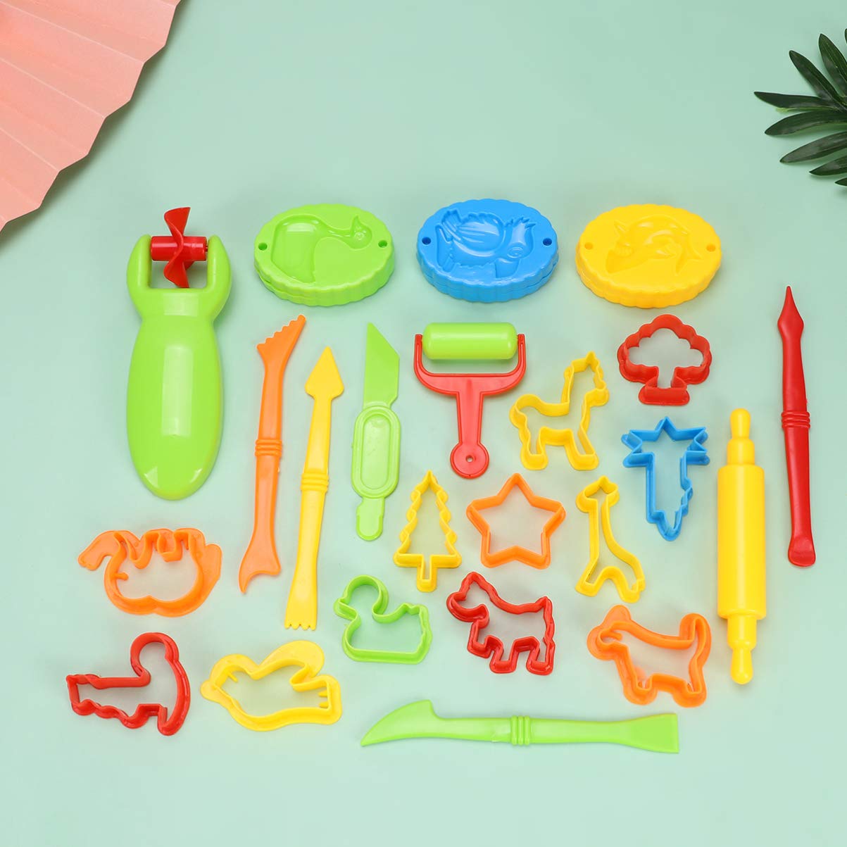 PRETYZOOM Kids Educational Toy Set - DIY Clay & Stencil Playset for Toddlers & Preschoolers | Creative Learning & Sensory Play for Early Childhood Development