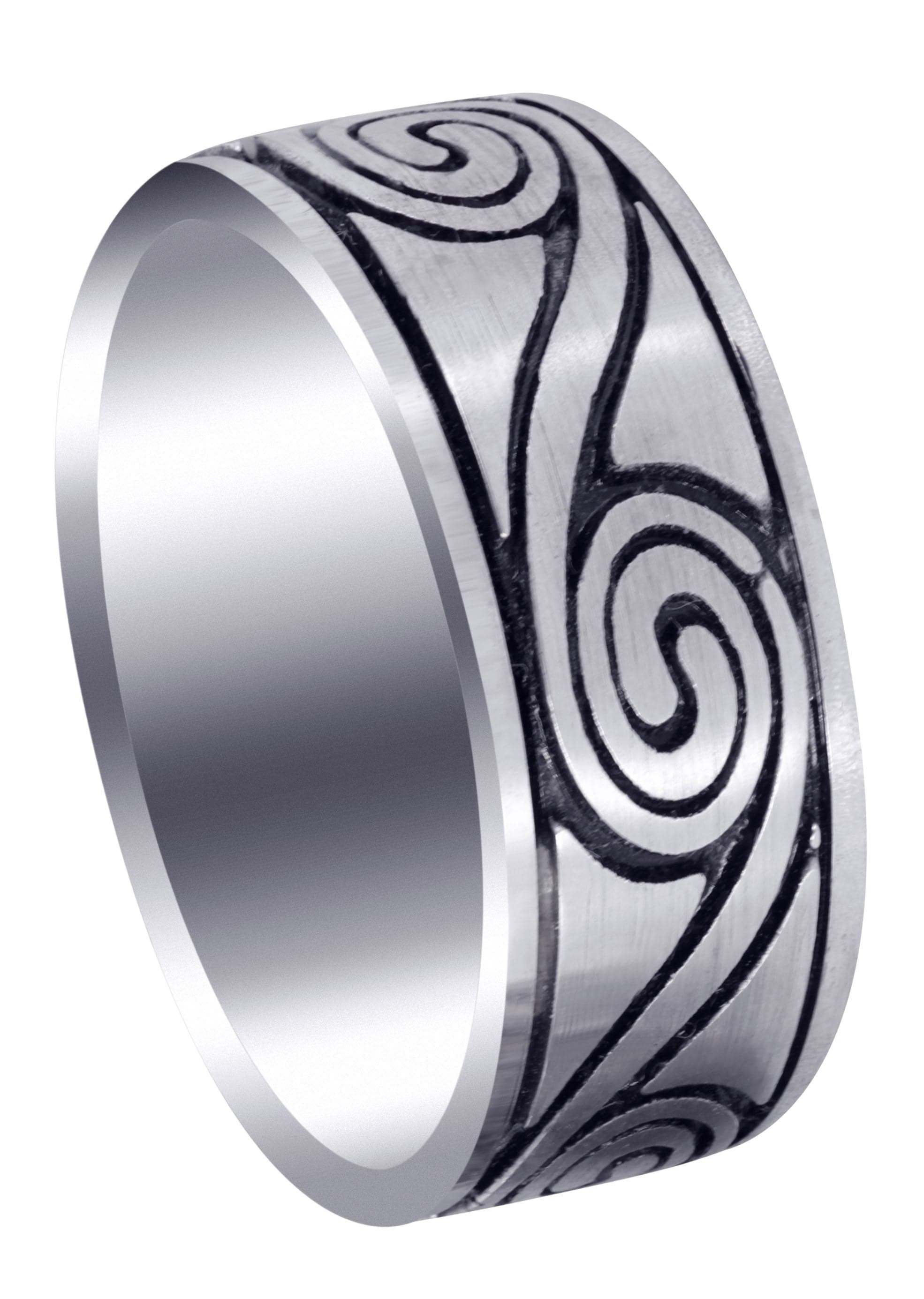 Celtic Unique Men's Wedding Band Ring - High Polish Finish, Comfort Fit (Maverick) - Perfect for Weddings, Anniversaries & Celtic-Themed Gifts