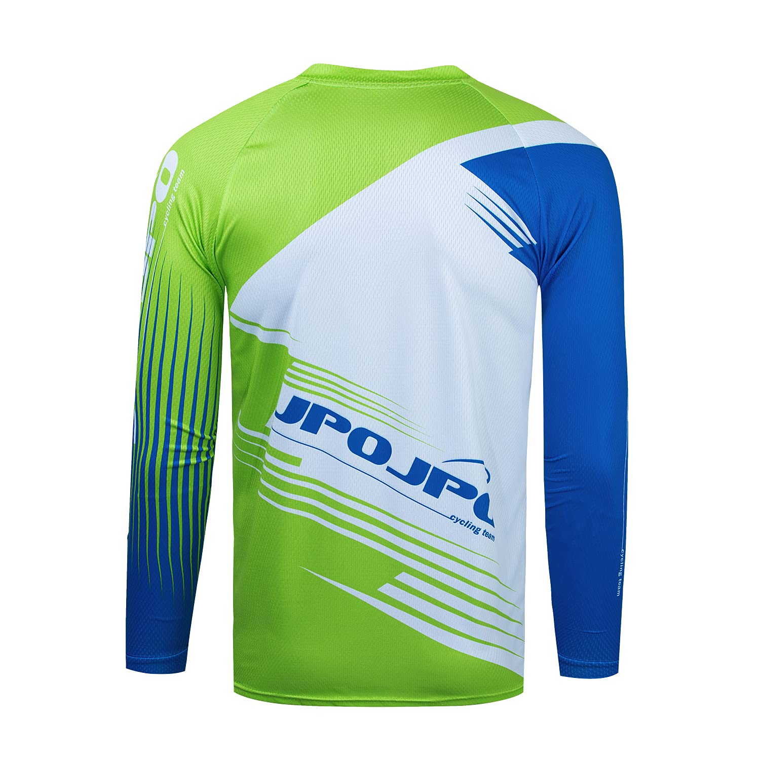 JPOJPO Men's MX Motocross Jersey - Dirt Bike Racing Shirt for Downhill & Off-Road Riding - Breathable & Durable Green Motocross Gear for Motorcycle Enthusiasts (Perfect for Motocross, Enduro & Trail Riding)