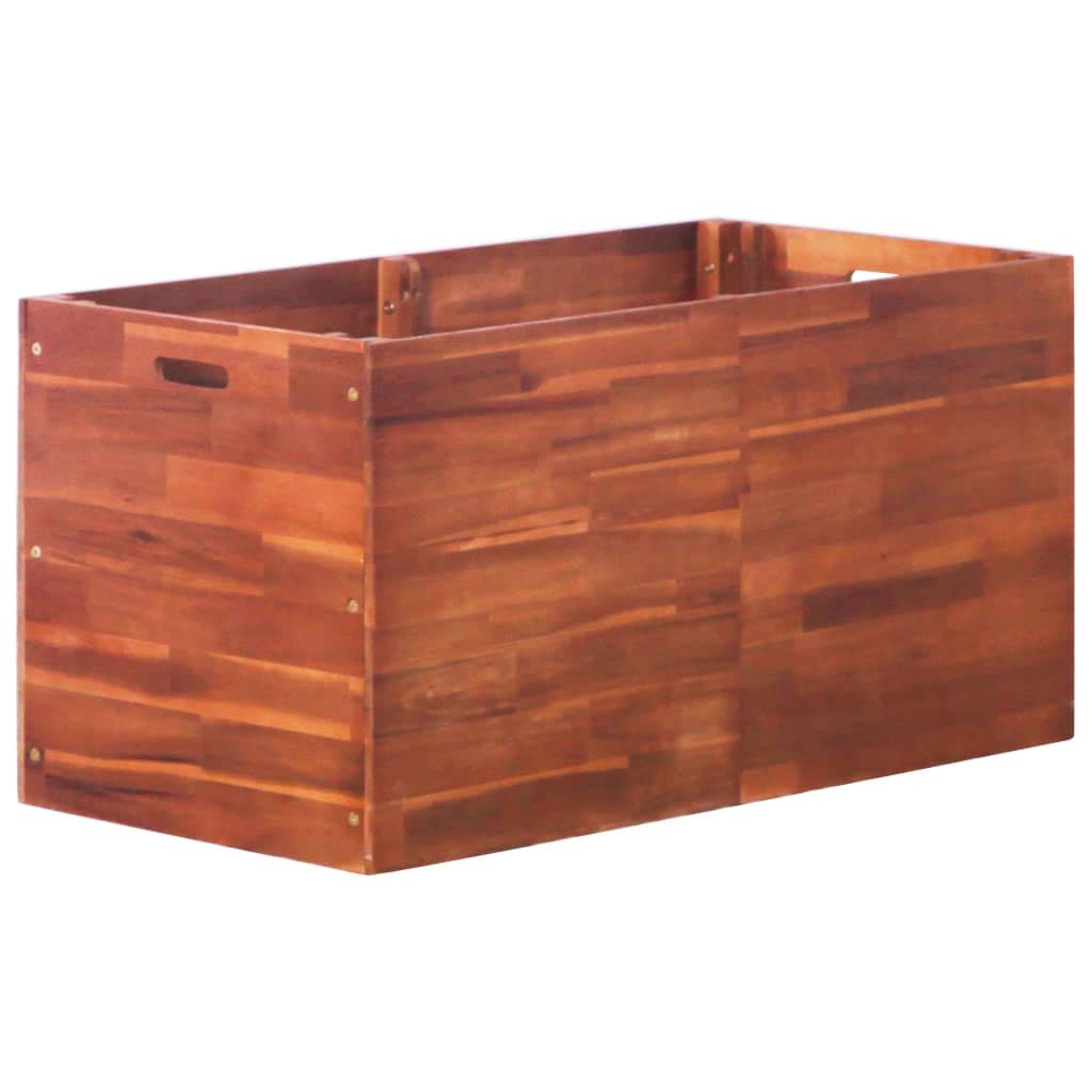 YUUIKLLE Elevated Garden Raised Bed - Acacia Wood Planter Box for Vegetables, Flowers & Herbs | Outdoor Gardening, Patio Decor, Backyard Planting Solution