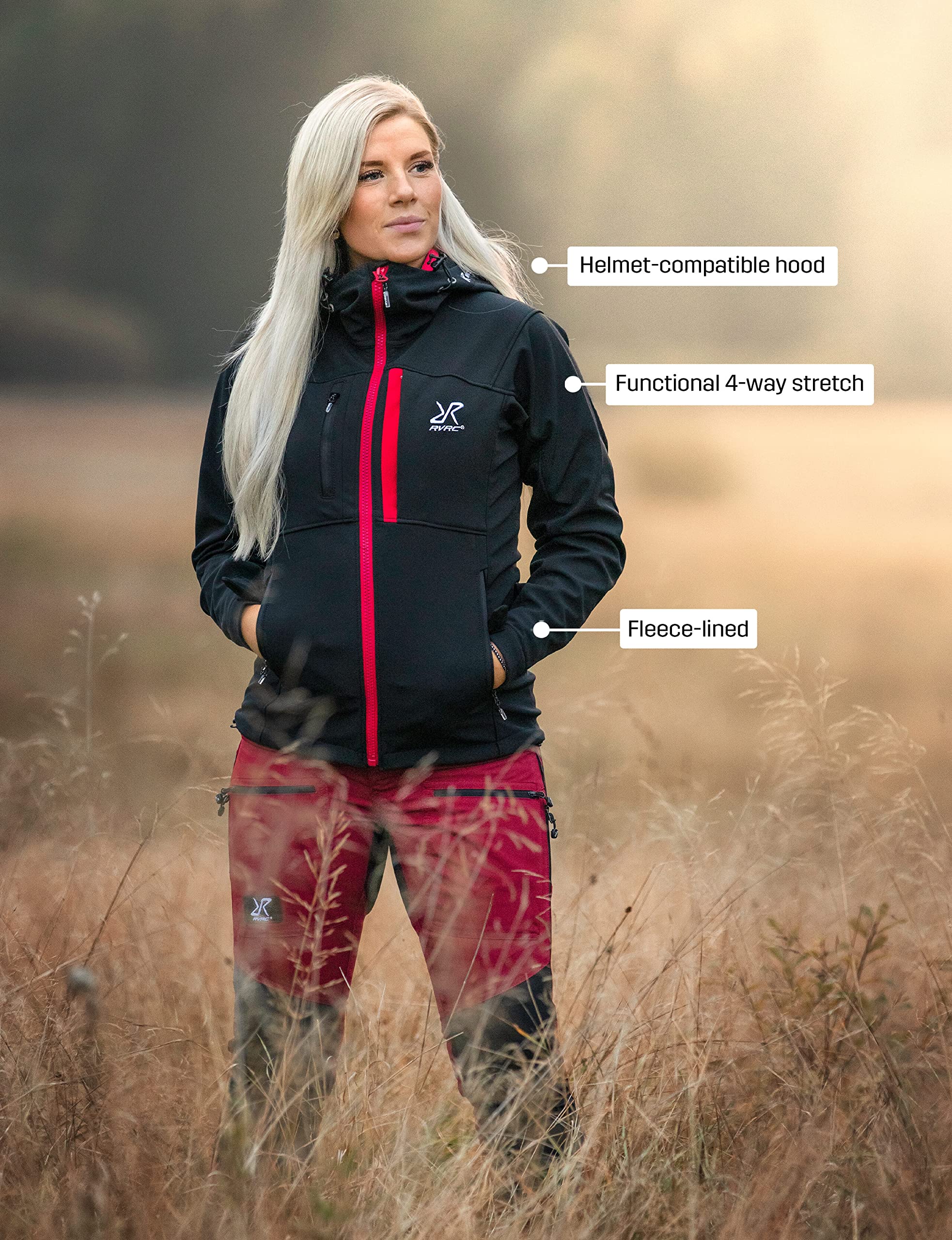 RevolutionRace Women's Hiball Jacket - Waterproof Windbreaker with Ventilation for Hiking, Running & Outdoor Adventures | Lightweight Travel Jacket for All Seasons